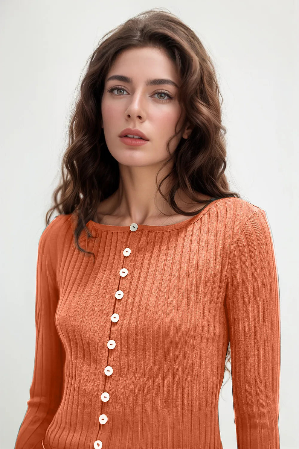 Texture button up top back view