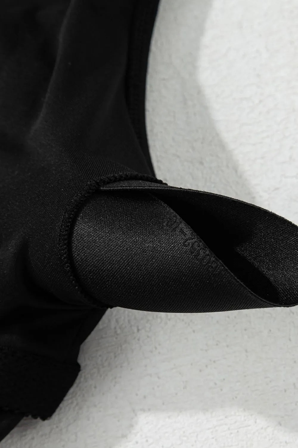 Side Tied Waist Square Neck Adjustable Straps A-line One Piece Swim Dress - Fashorio