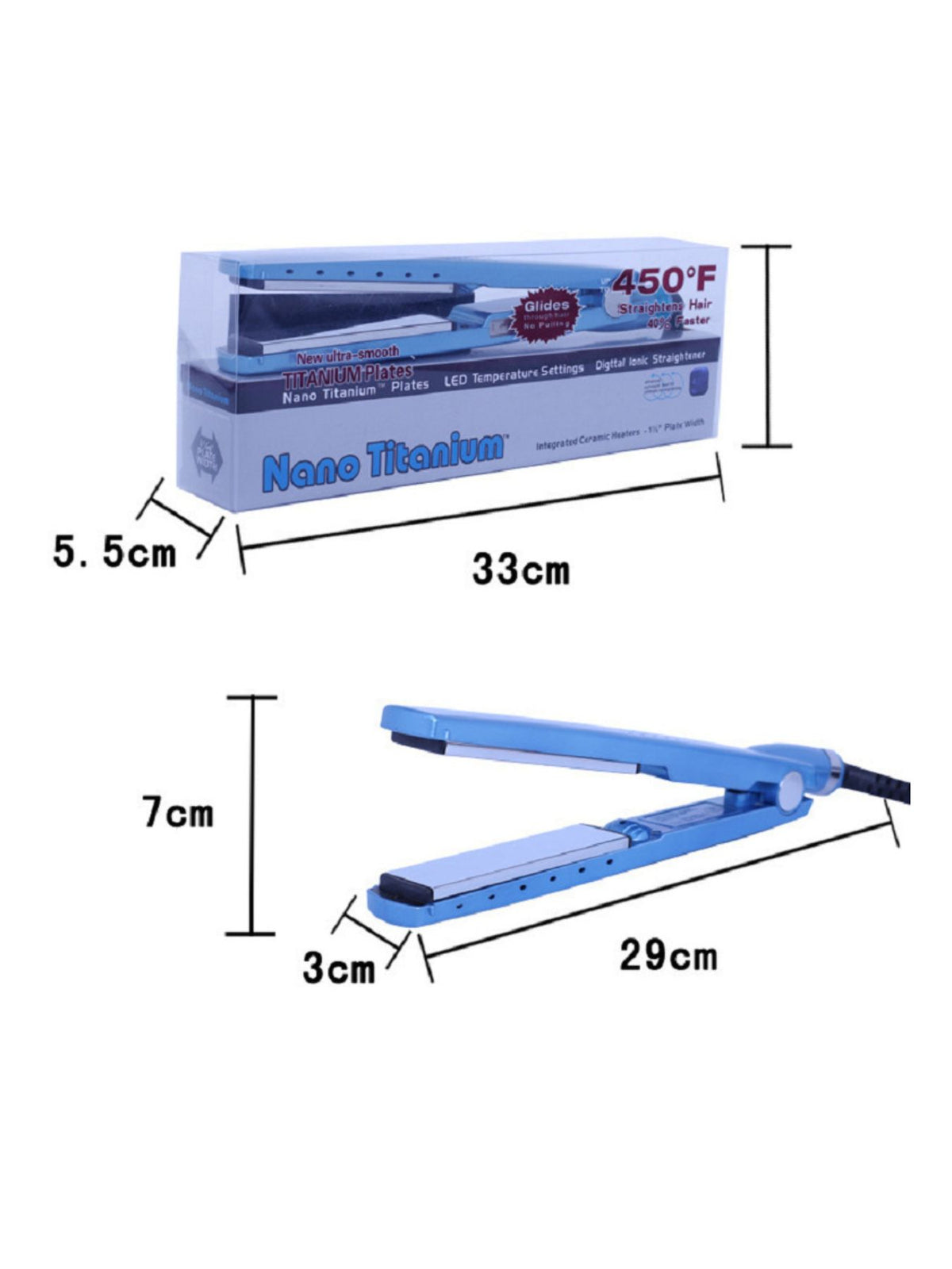 Hair straightener cord and swivel
