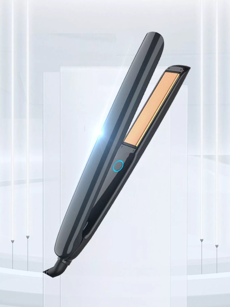 Fast heating hair straightener front view