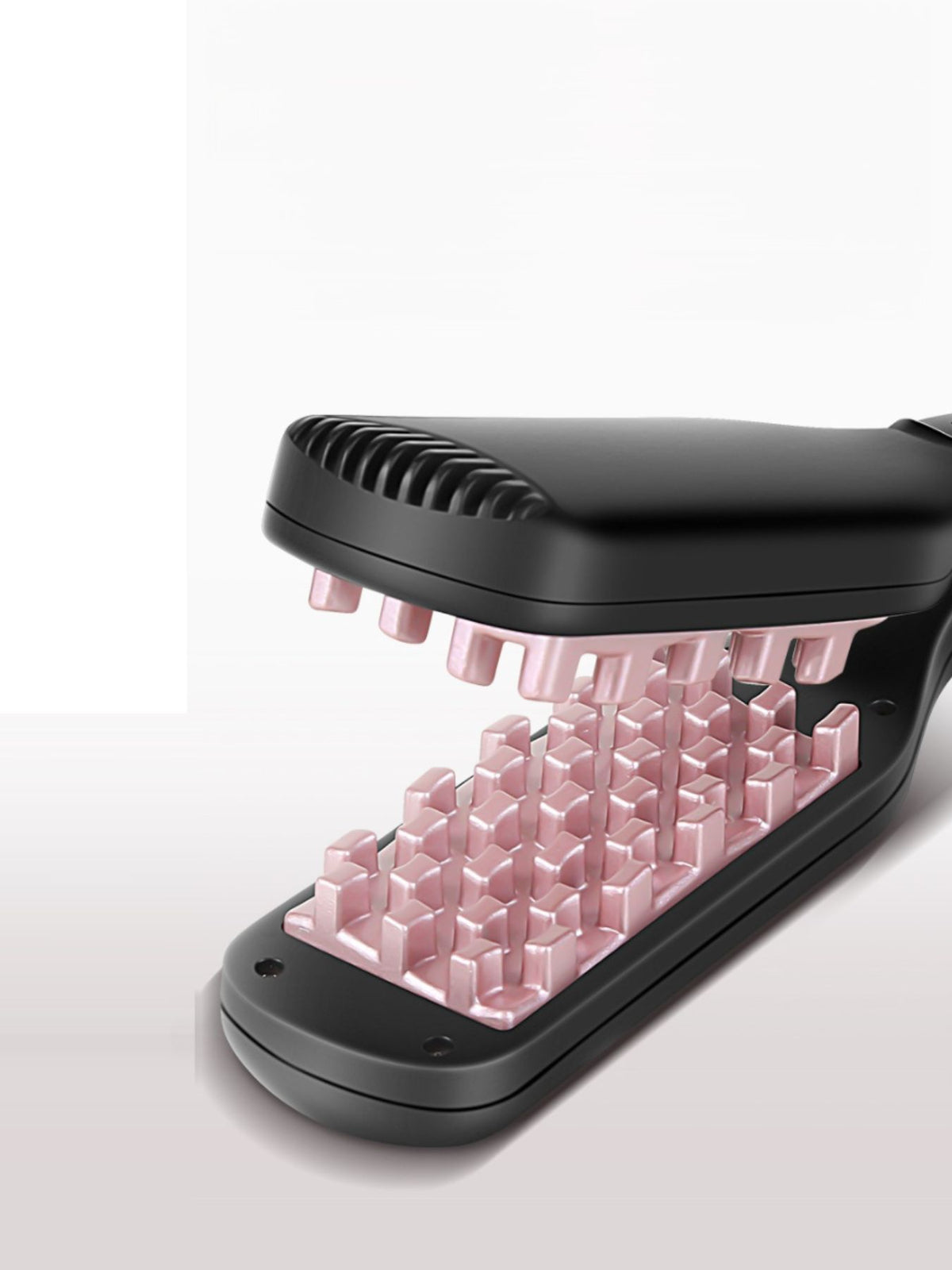 Hair straightener temperature control panel