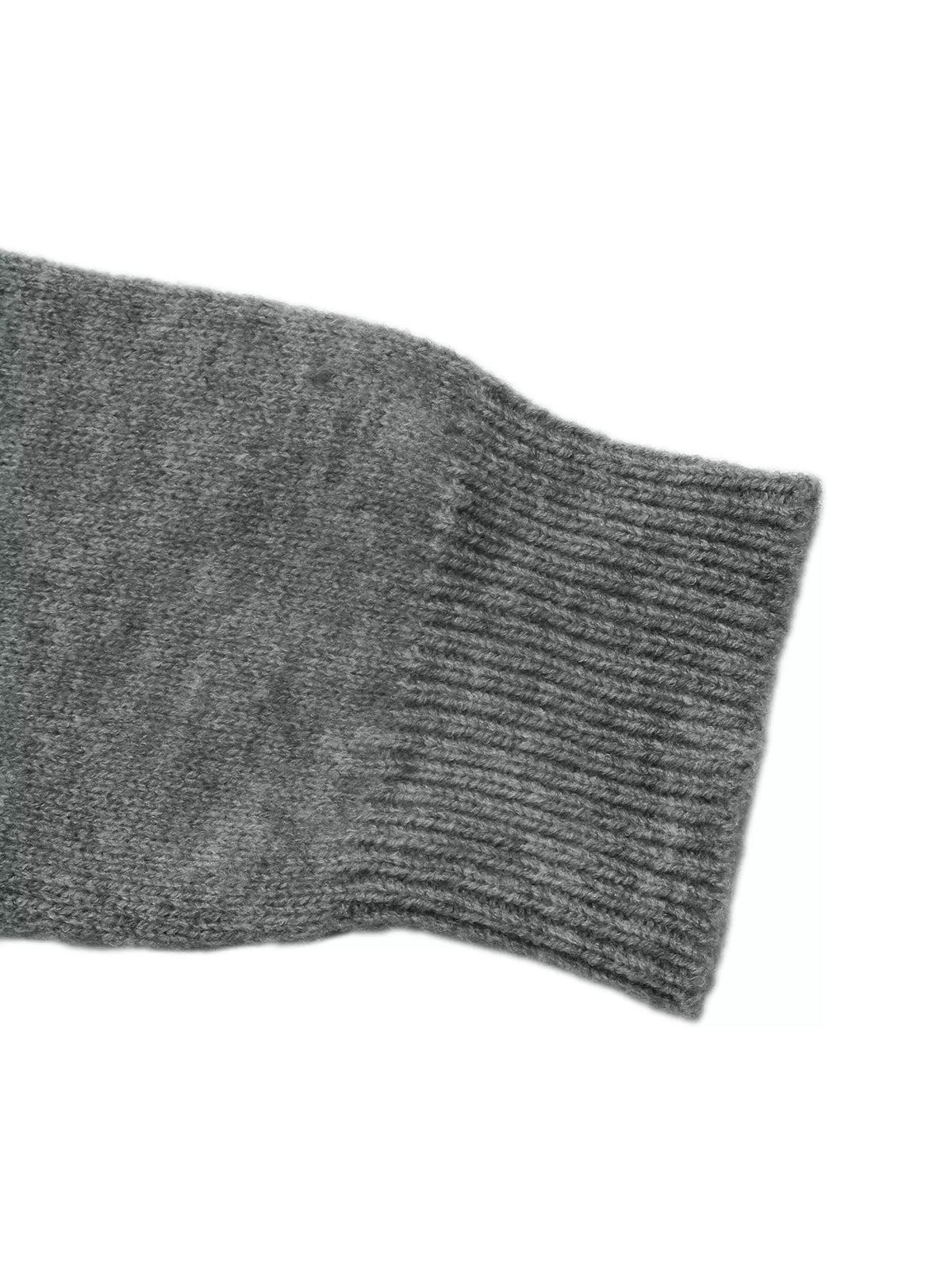 Argyle Polo Collar Ribbed Sweater view 9