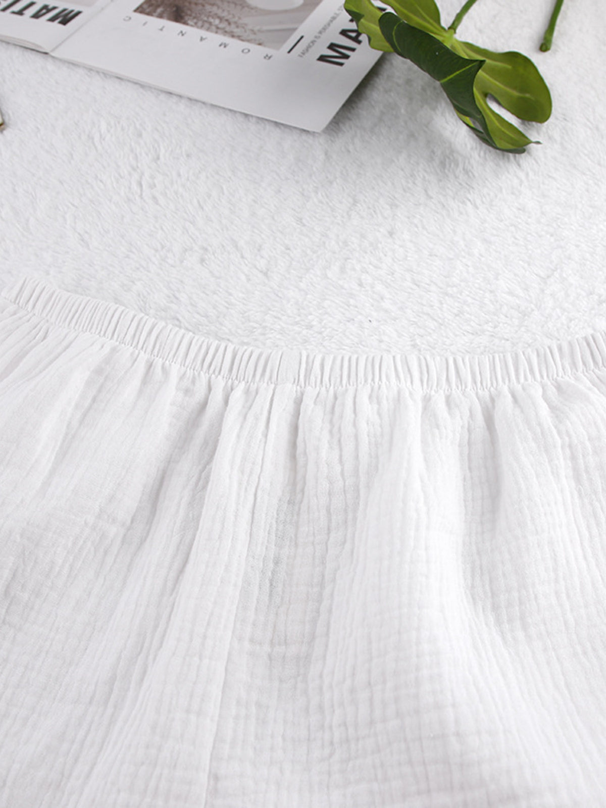 Tie Front Relaxed Fit Cami and Shorts Set, view 9