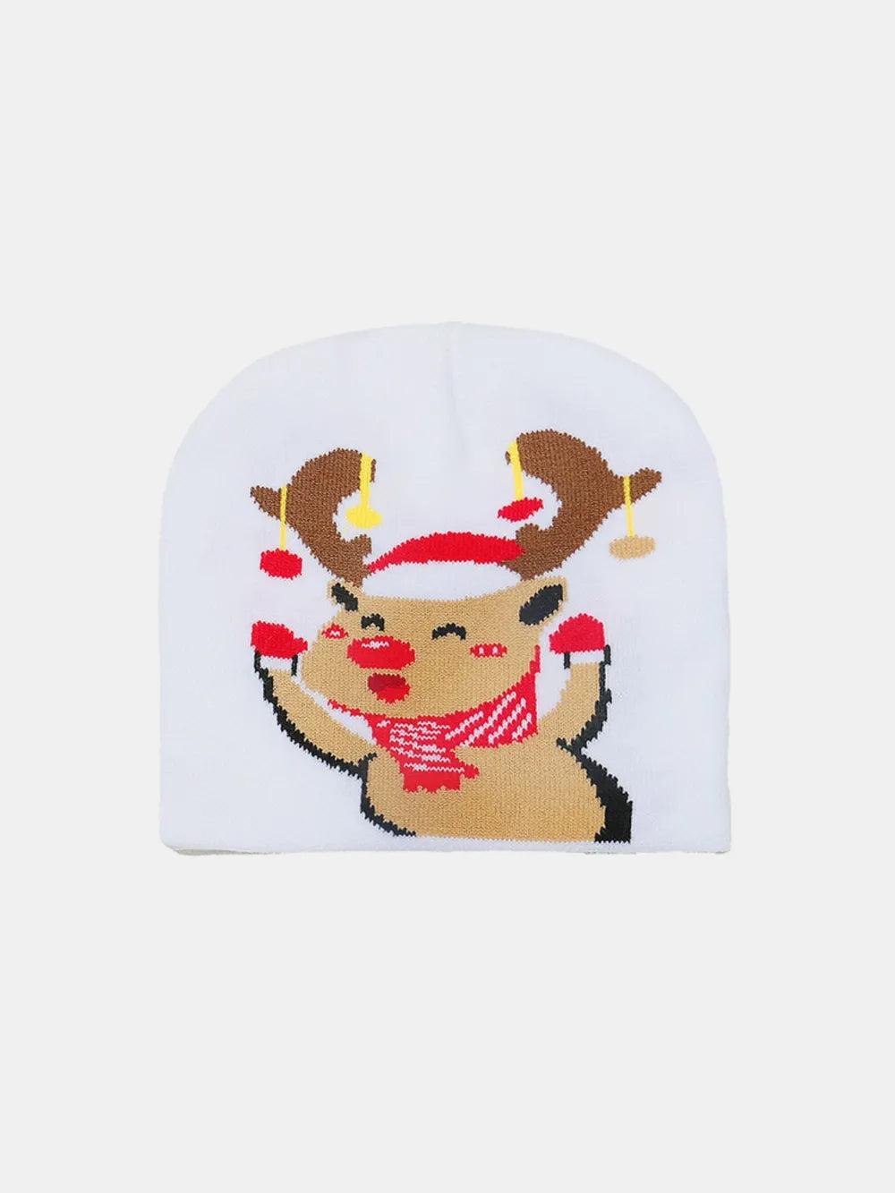 Christmas Pattern Knit Hat Style E One Size - Fashorio
