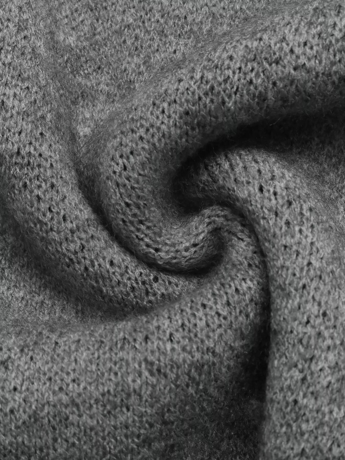 Argyle Polo Collar Ribbed Sweater view 7