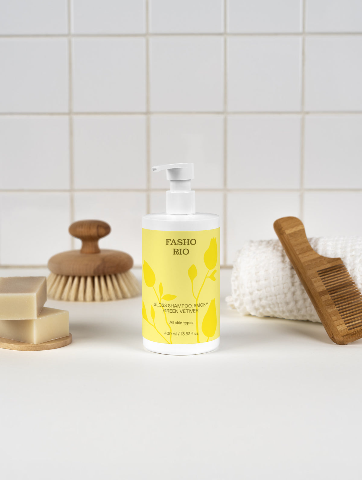 Gloss shampoo back label ingredients smoky vetiver