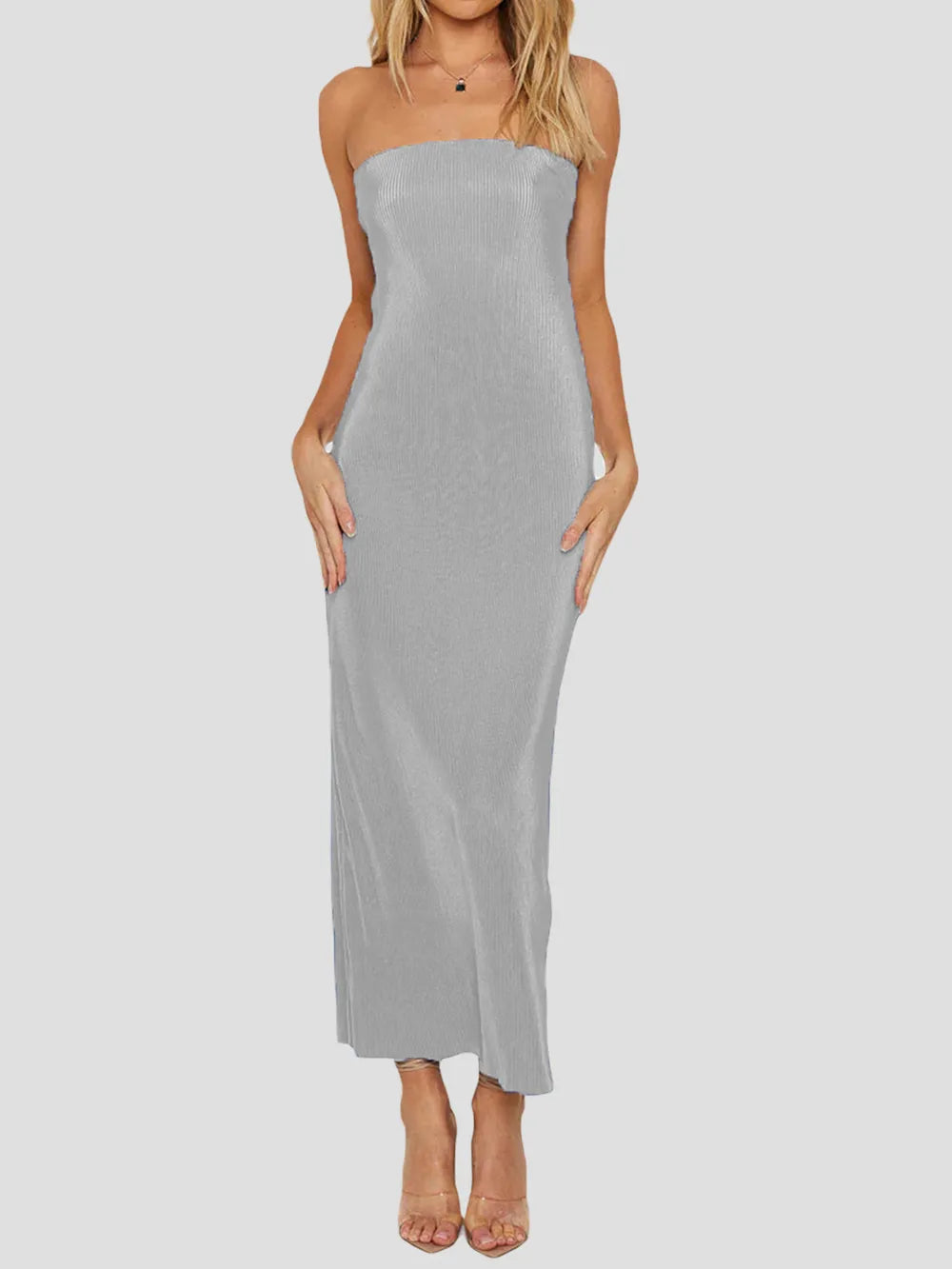 Lace-Up Back Maxi Dress, view 34