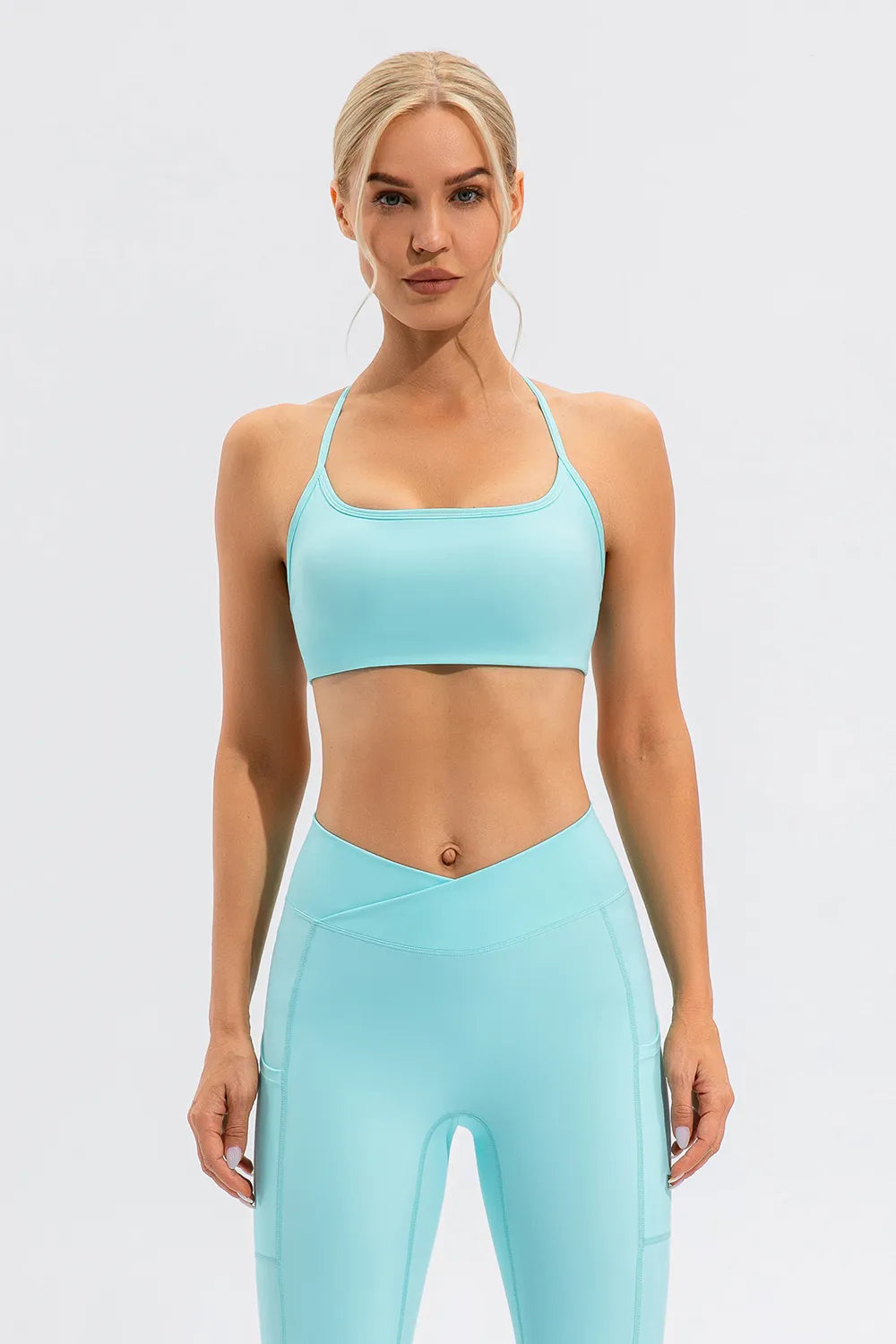 Crisscross Spaghetti Strap Active Cami back detail 14