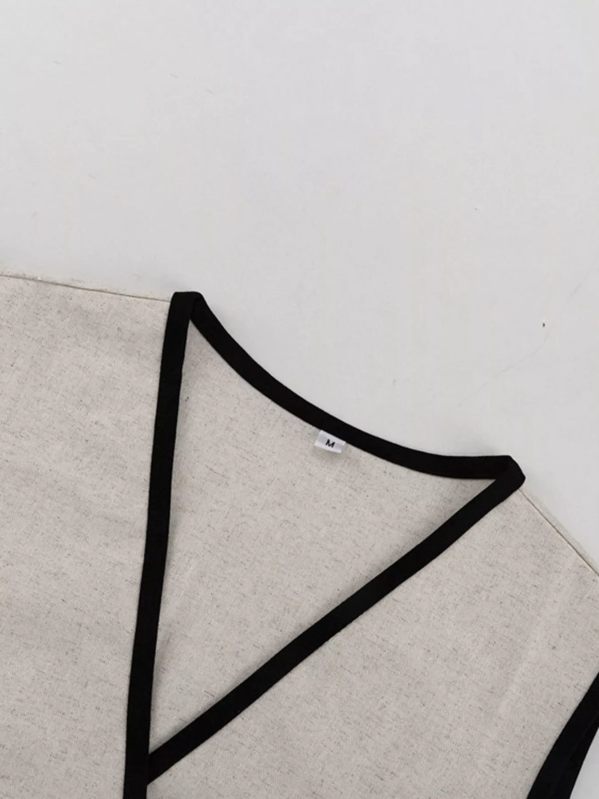 Contrast Trim Vest and Skirt Set, view 9