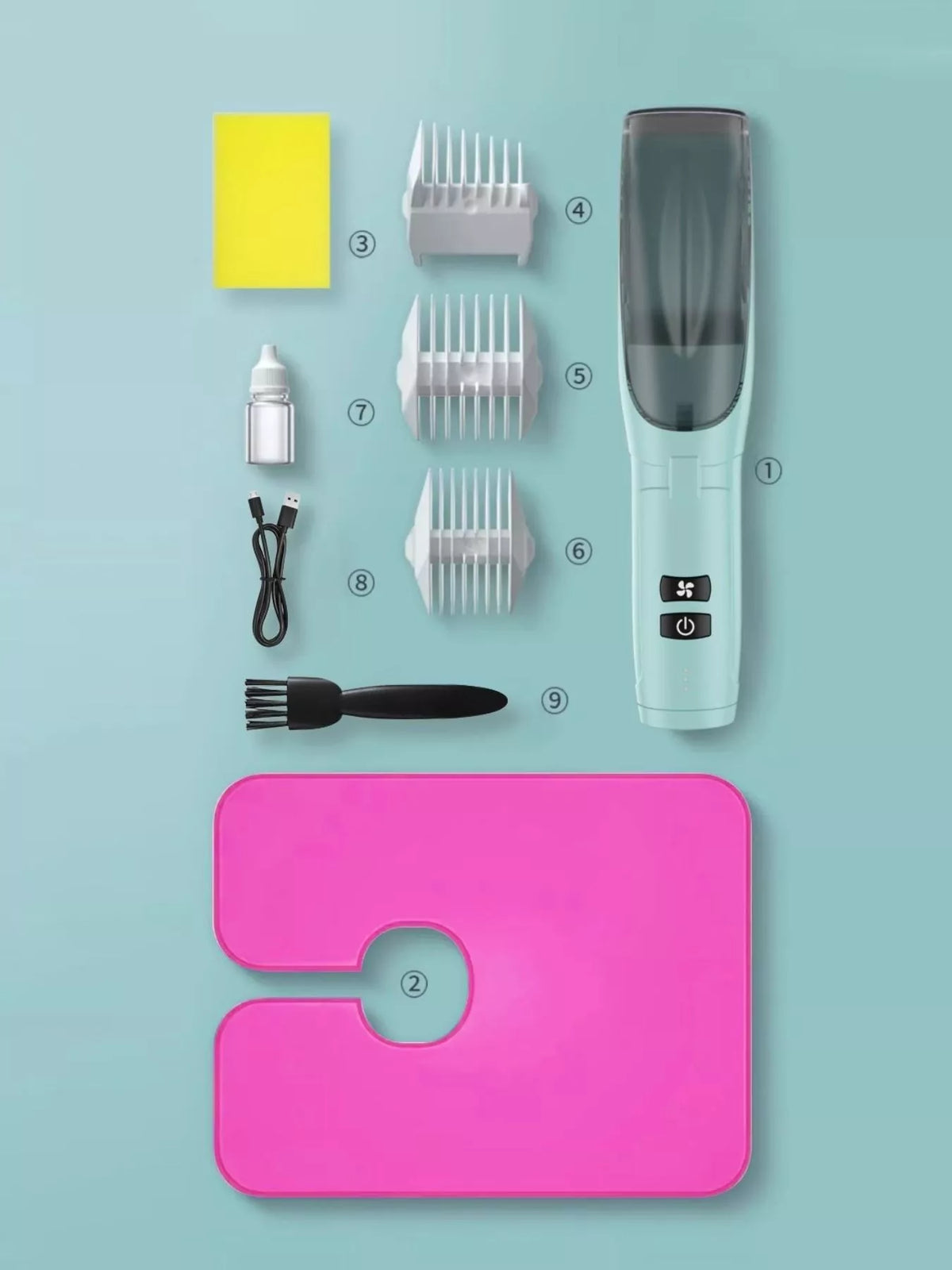 Hair clipper trimming hair