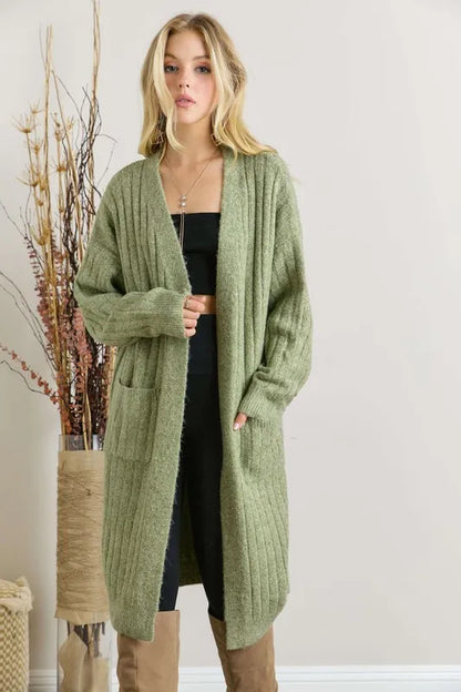 ADORA Super Soft Rib Knit Cardigan - Fashorio