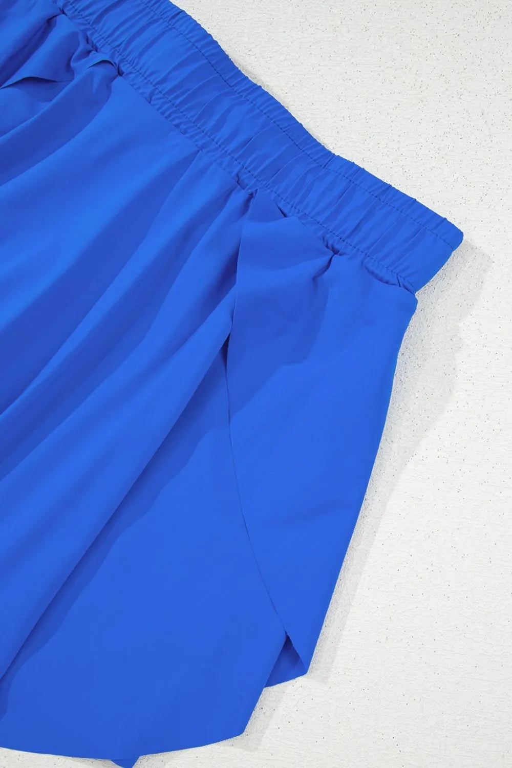Drawstring active skort angled view