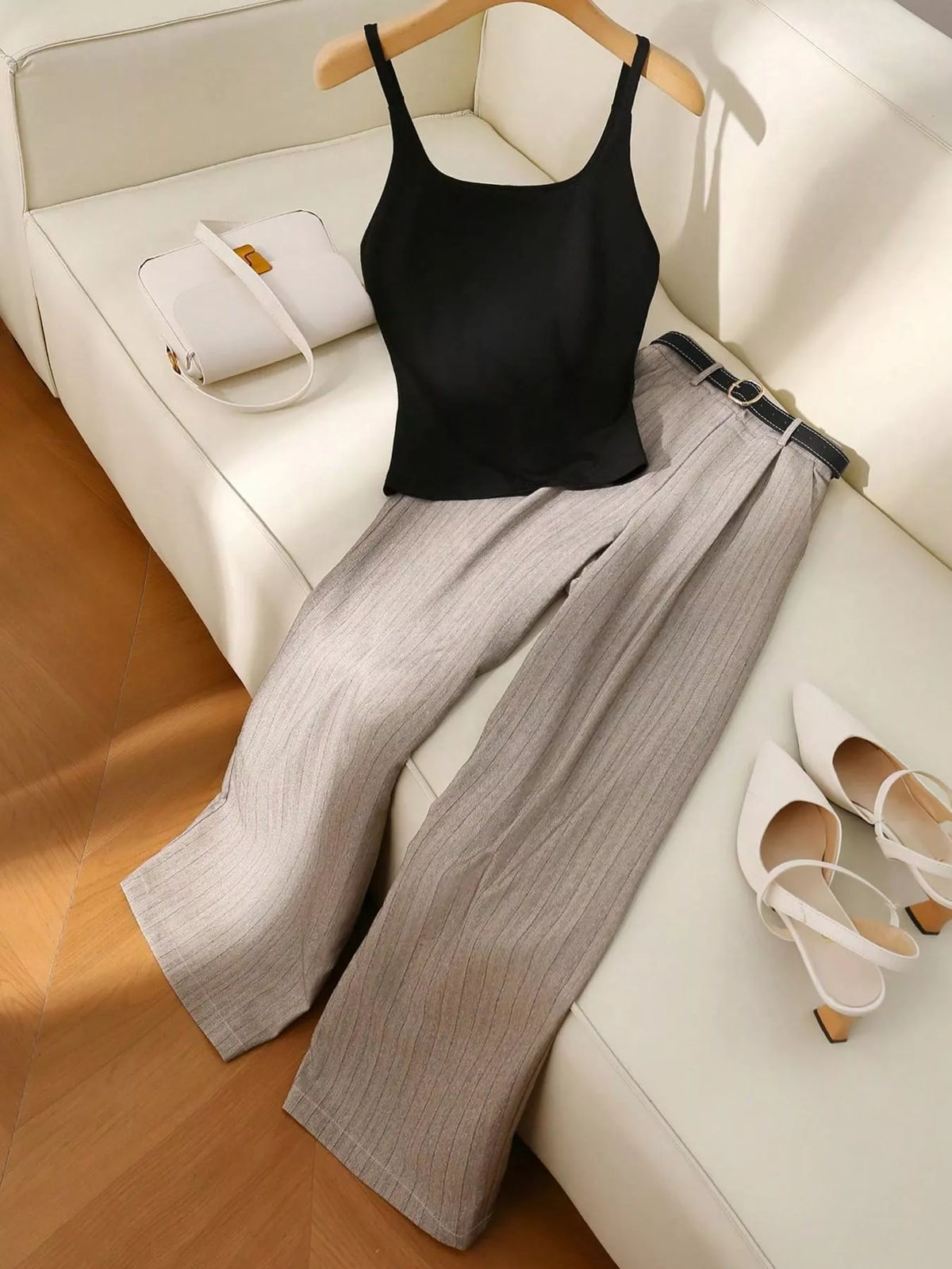 Coordinated sleeveless set full look