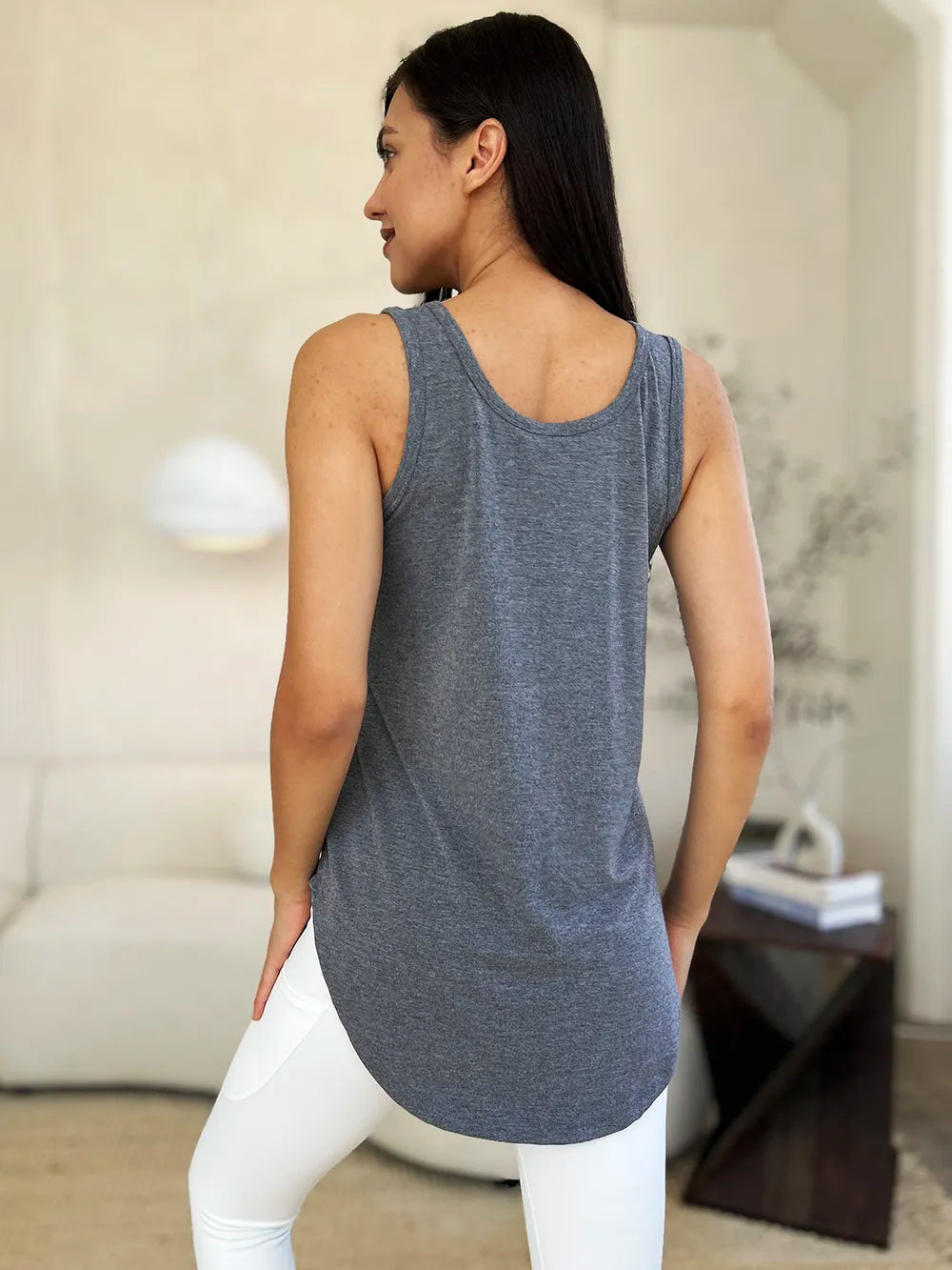 Basic Bae Basic Bae Full Size Round Neck Curved Hem Tank