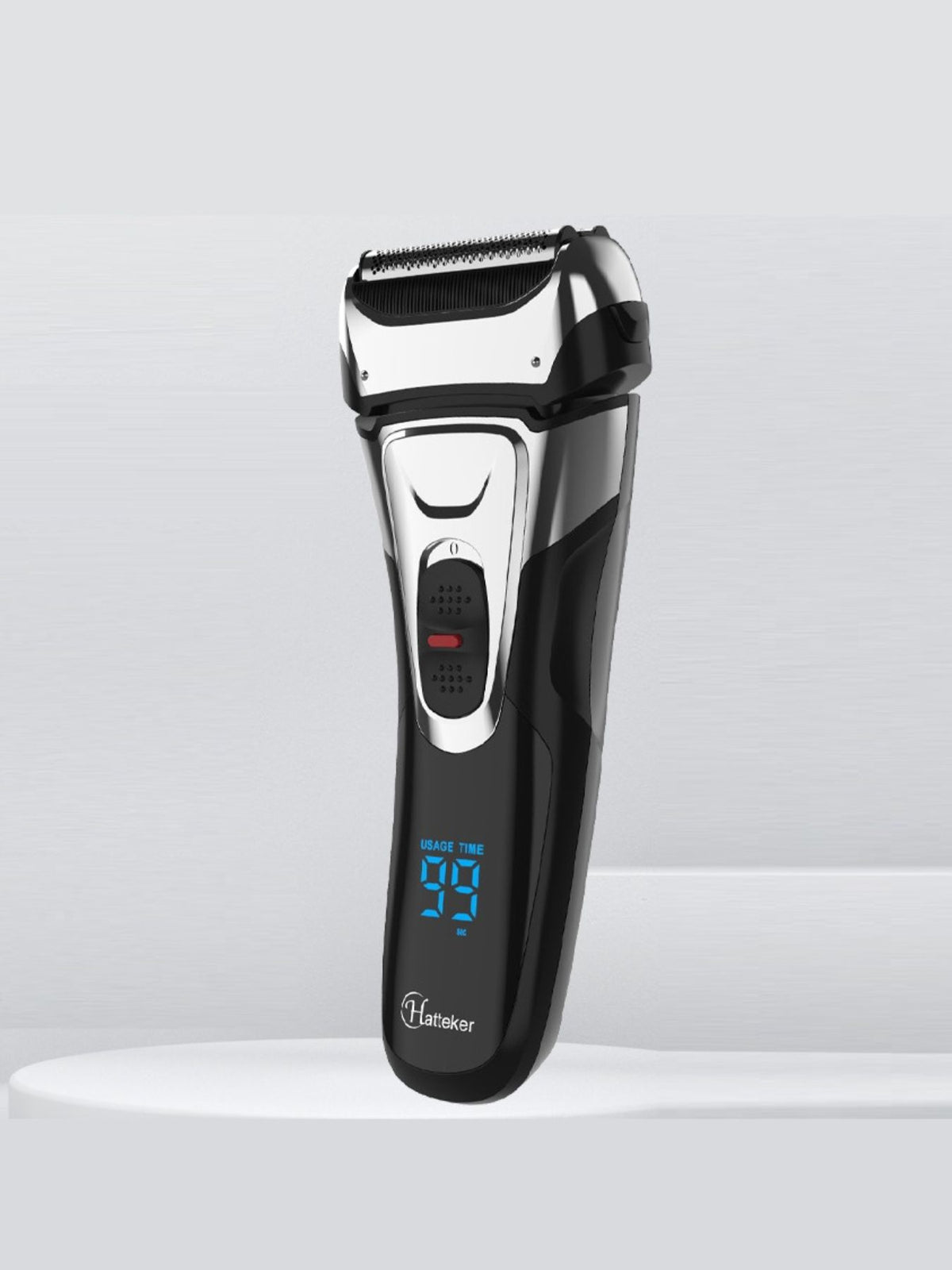 Waterproof foil shaver side profile