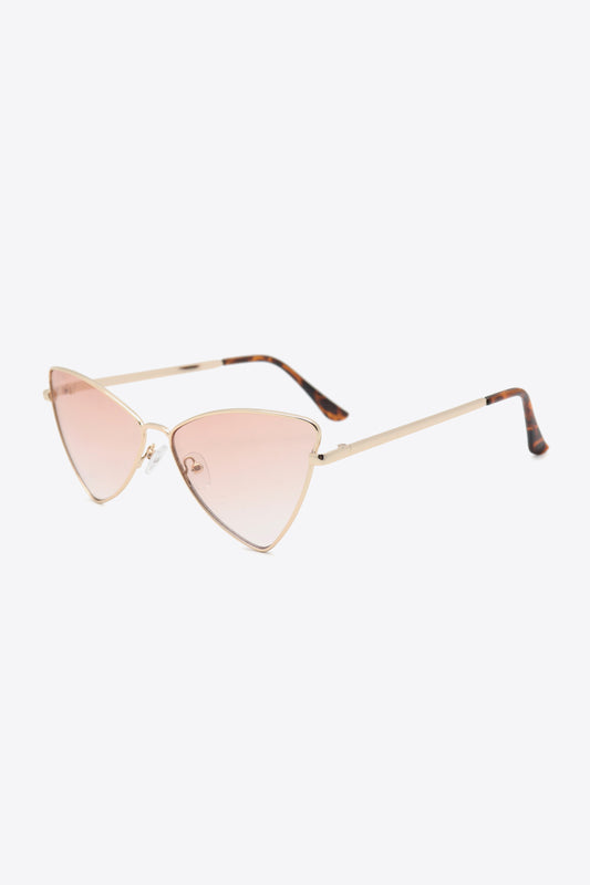 Metal Frame Cat-Eye Sunglasses - Fashorio