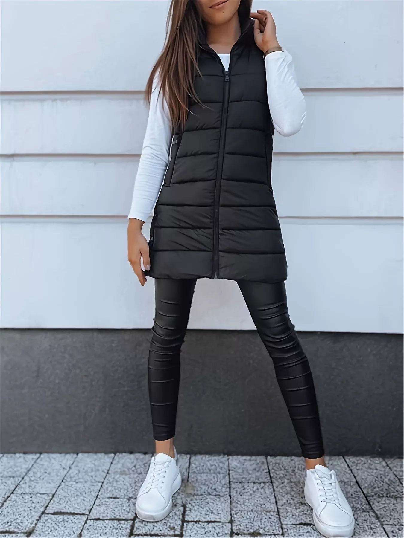 Zip Up Hooded Winter Coat - Fashorio