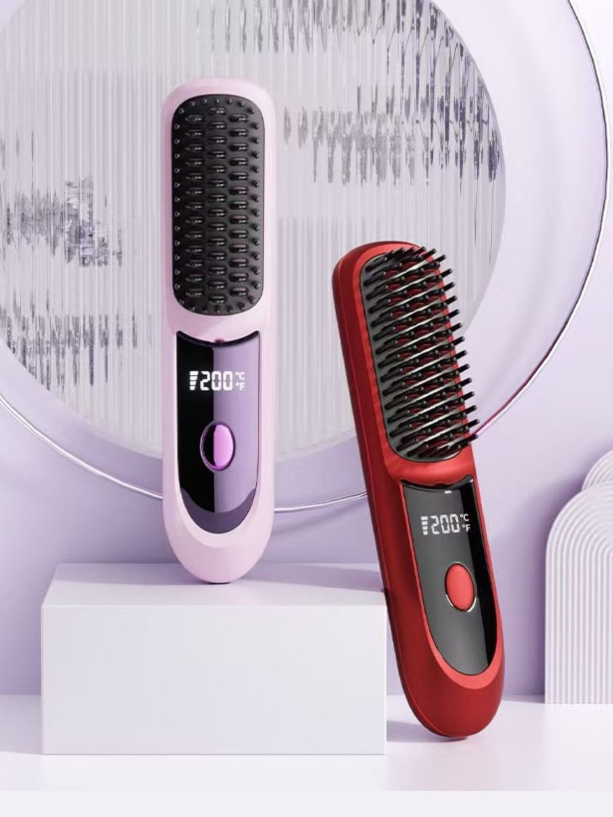 Straightening comb in black