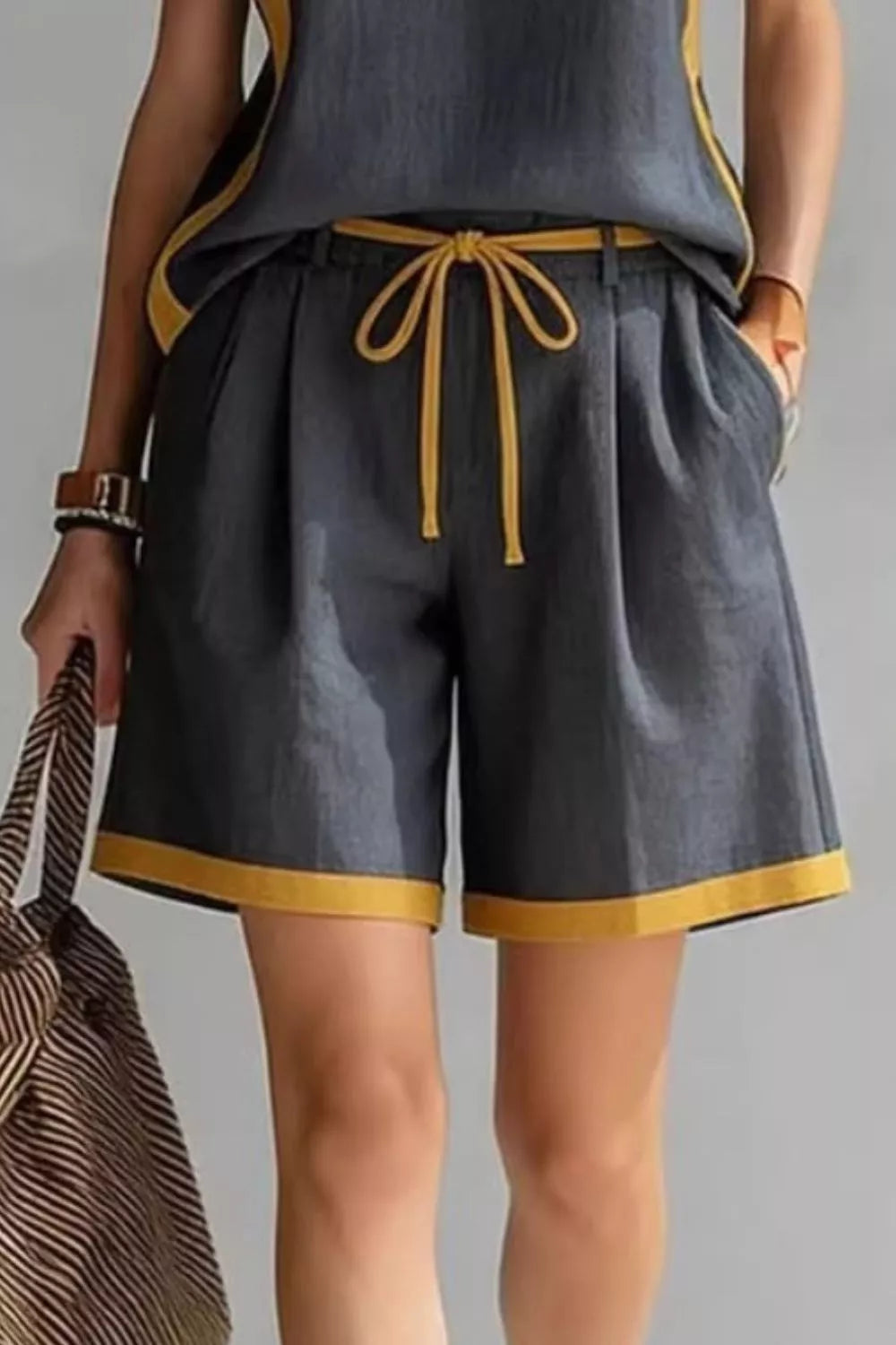 Matching shorts coordinated set