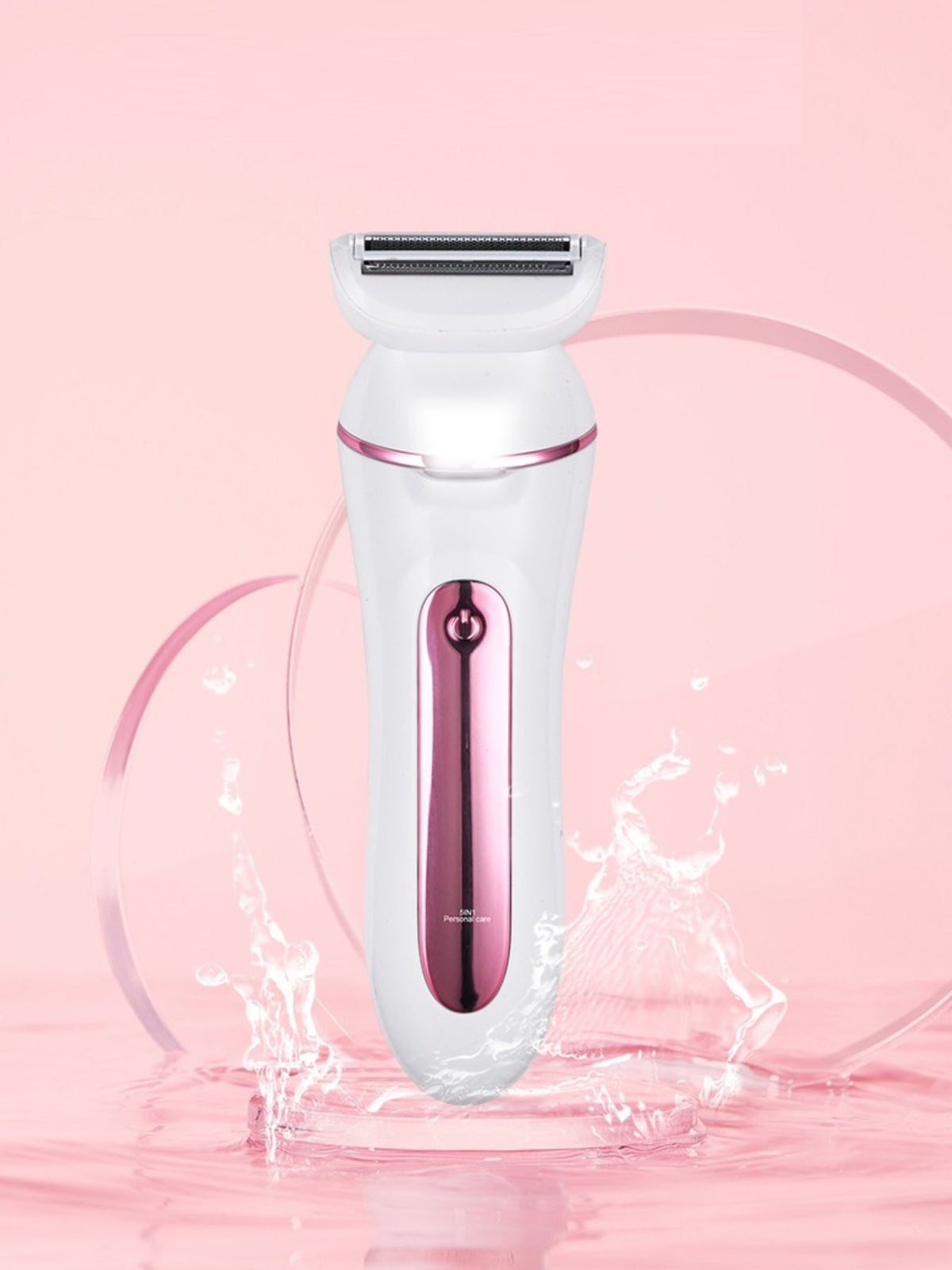 Epilator held in hand