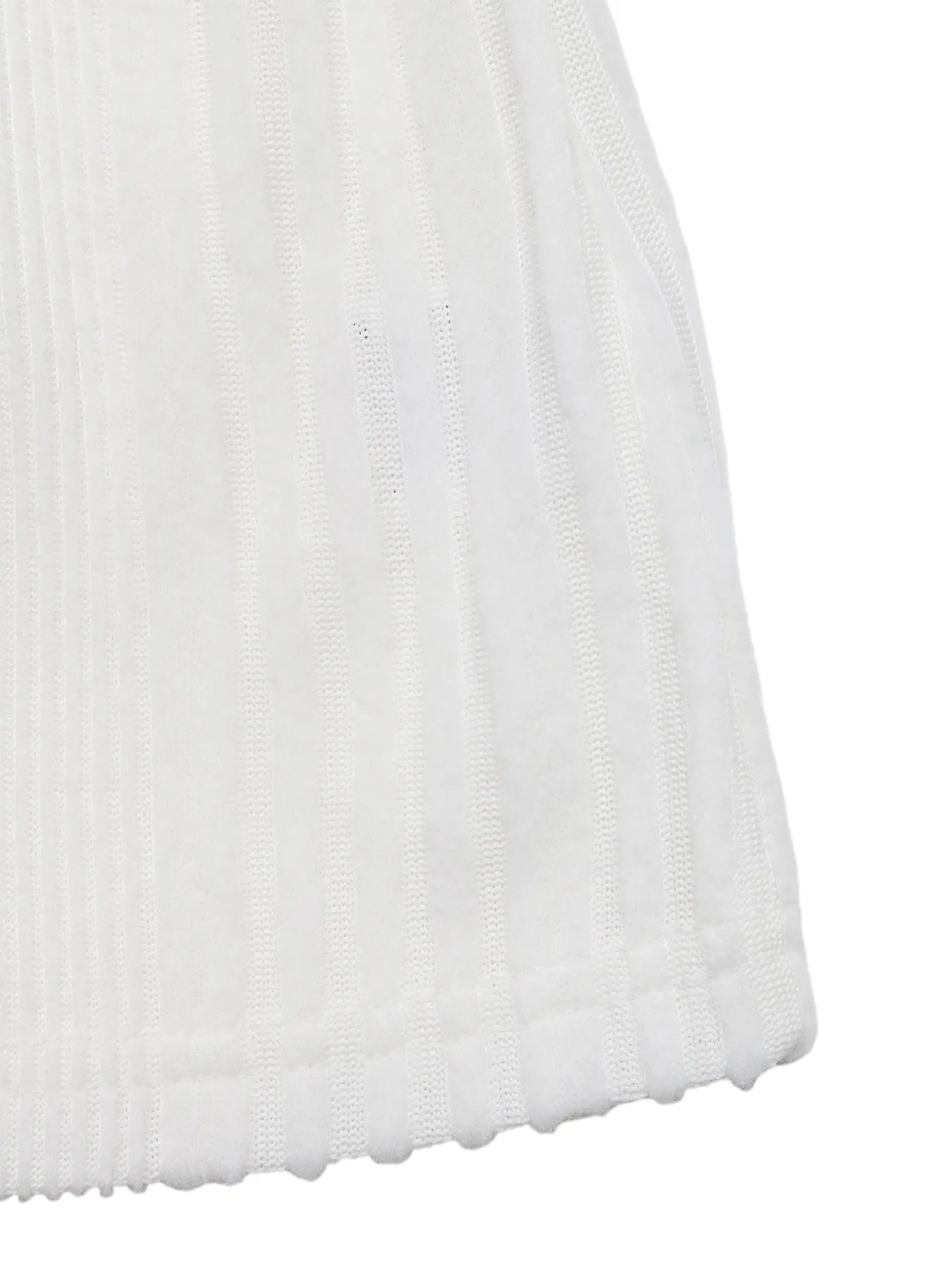 Off-Shoulder Ribbed Knit Top - Fashorio