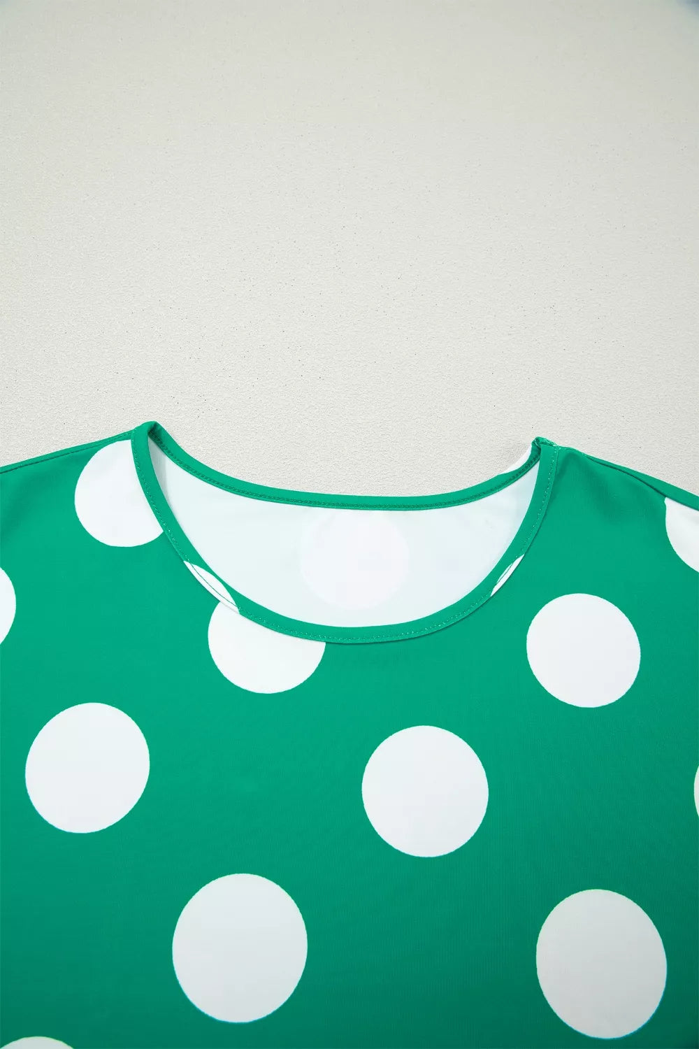Polka dot set styled day look