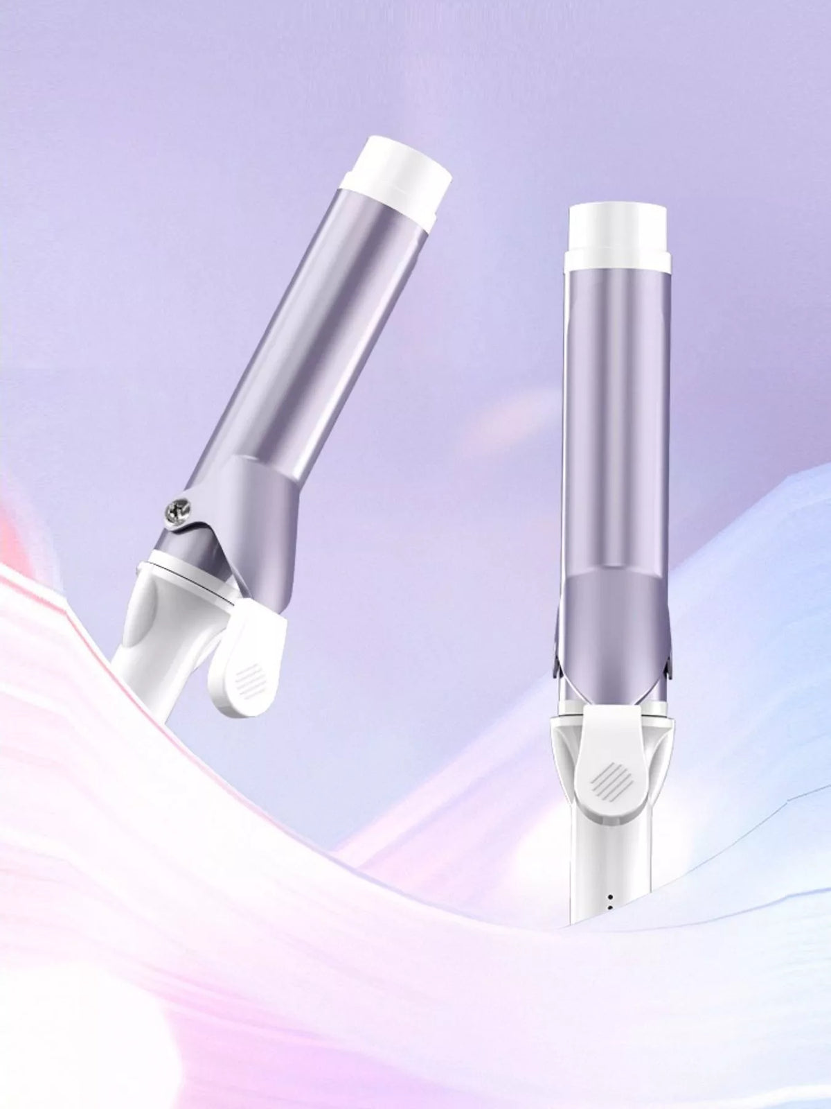Curling iron barrel and swivel cord