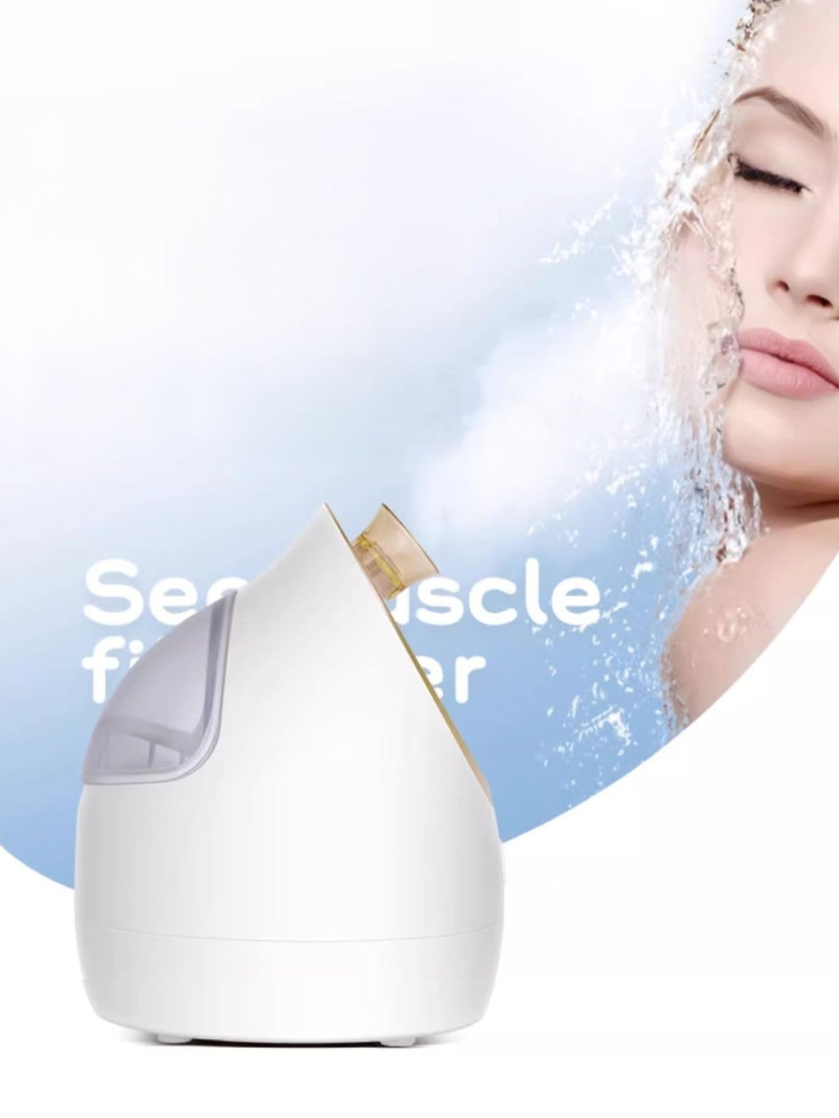 Facial steamer nozzle close up