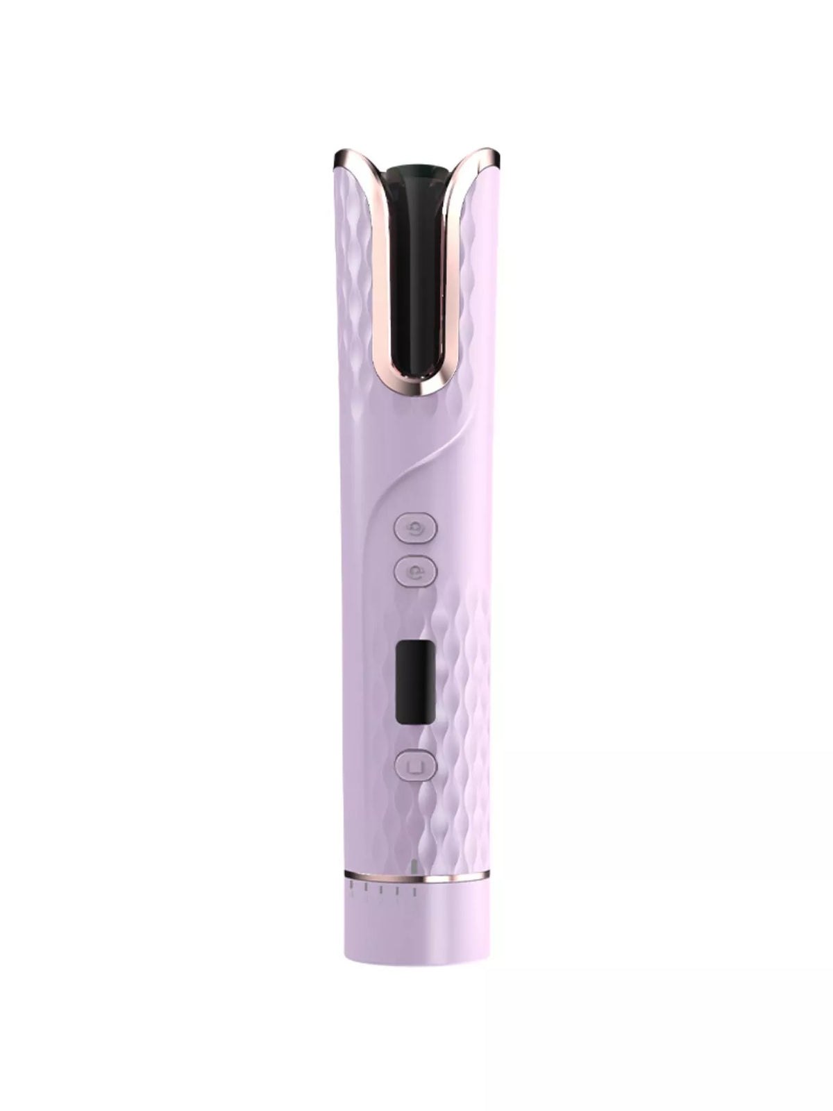 Automatic curling iron held in hand