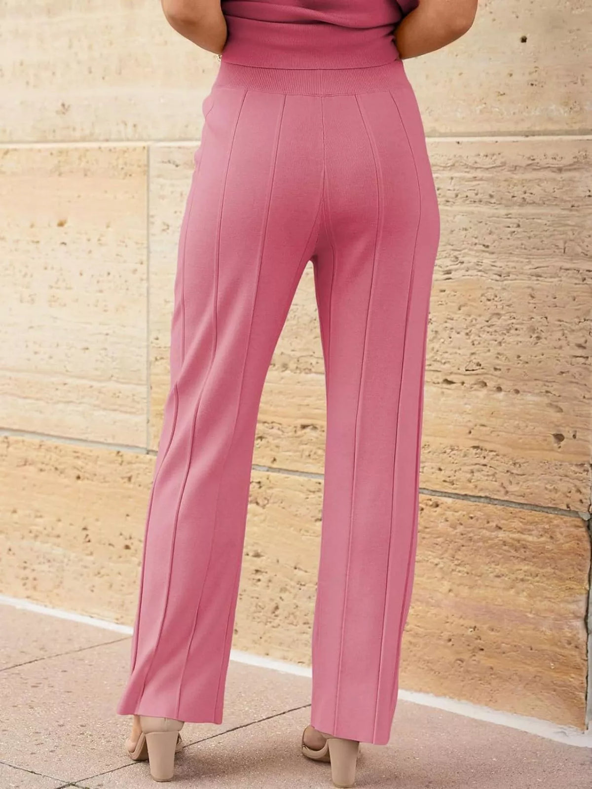 Cap Sleeve Top and Pants Knit Set, view 27