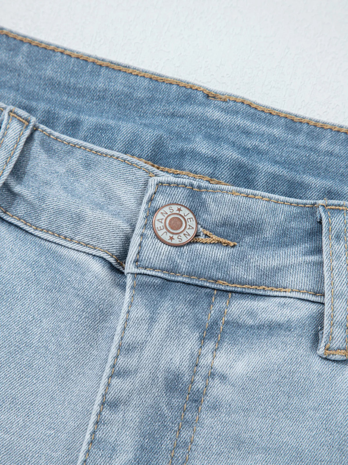Ankle length hem on skinny jeans