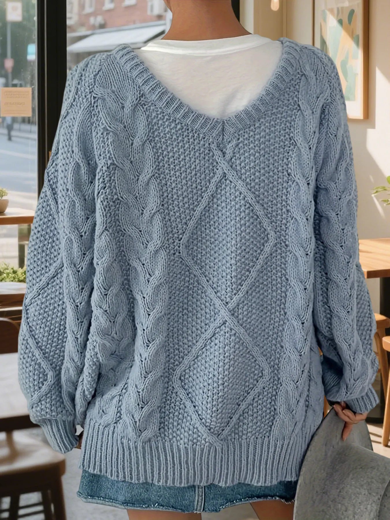 Button-Front Long Sleeve Cardigan - Fashorio