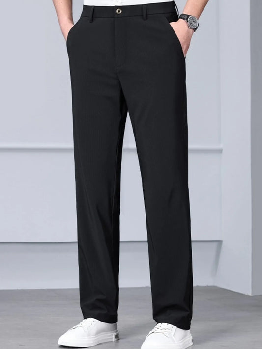 Men's Loose Fit Pants Black - Fashorio