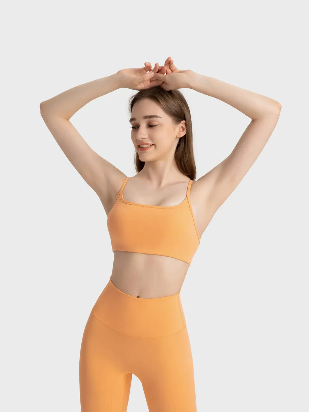 Crisscross Back Scoop Neck Active Cami side view 31