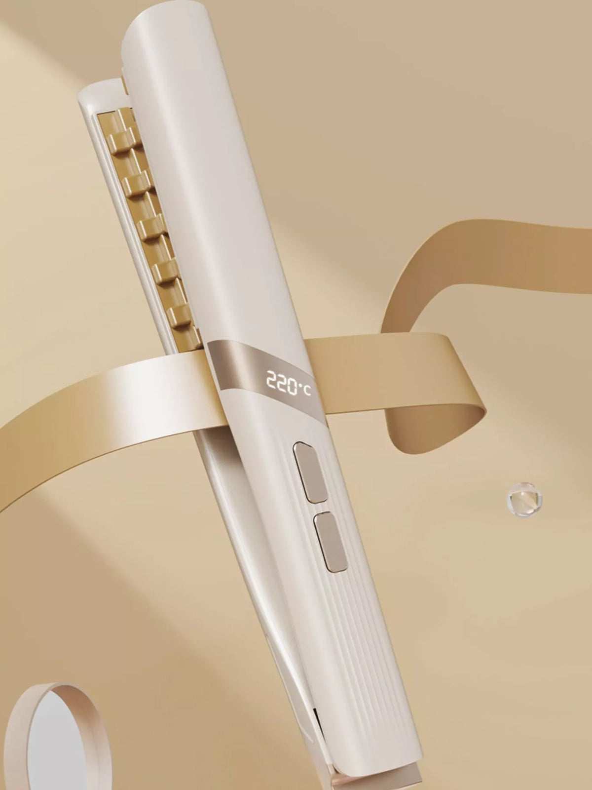 Curling iron with cord