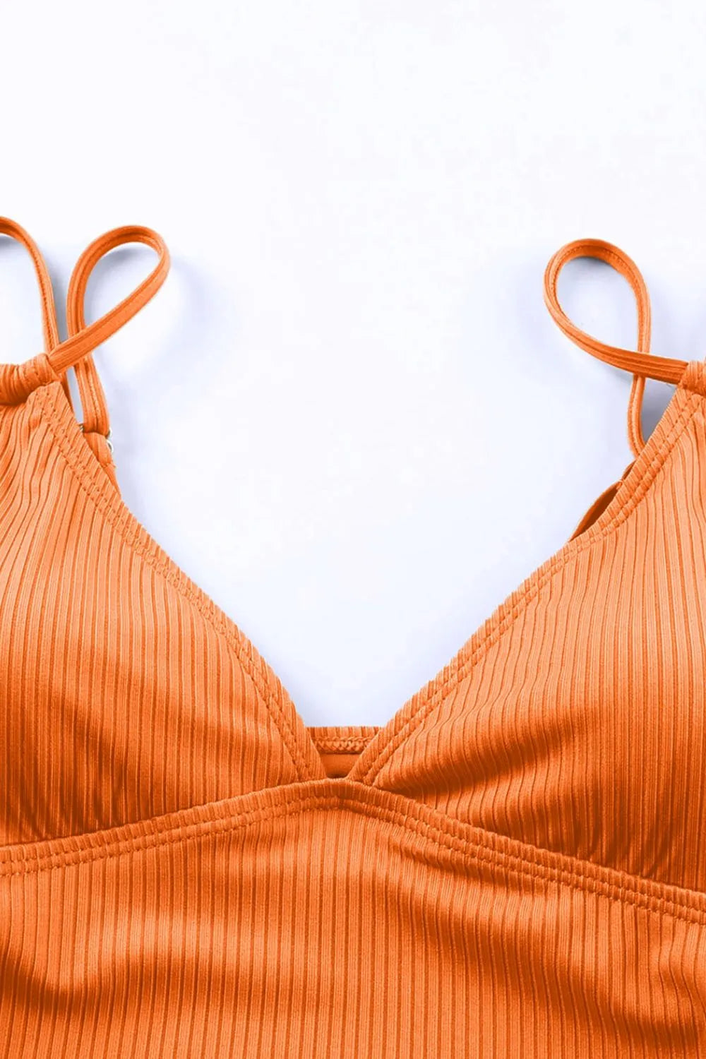 Drawstring Plunge One-Piece Swimwear - Fashorio