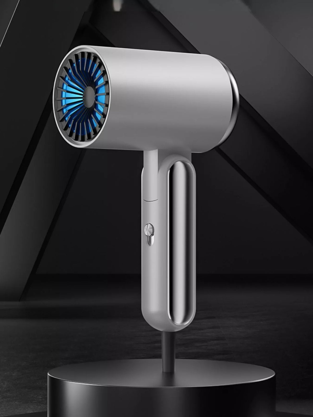 Hair dryer with power cable