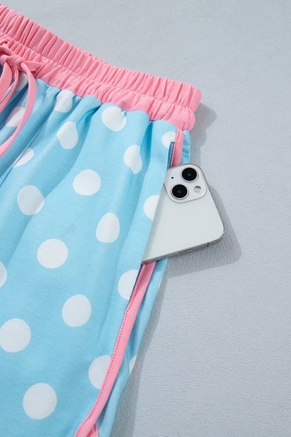Polka dot set blush pink colorway