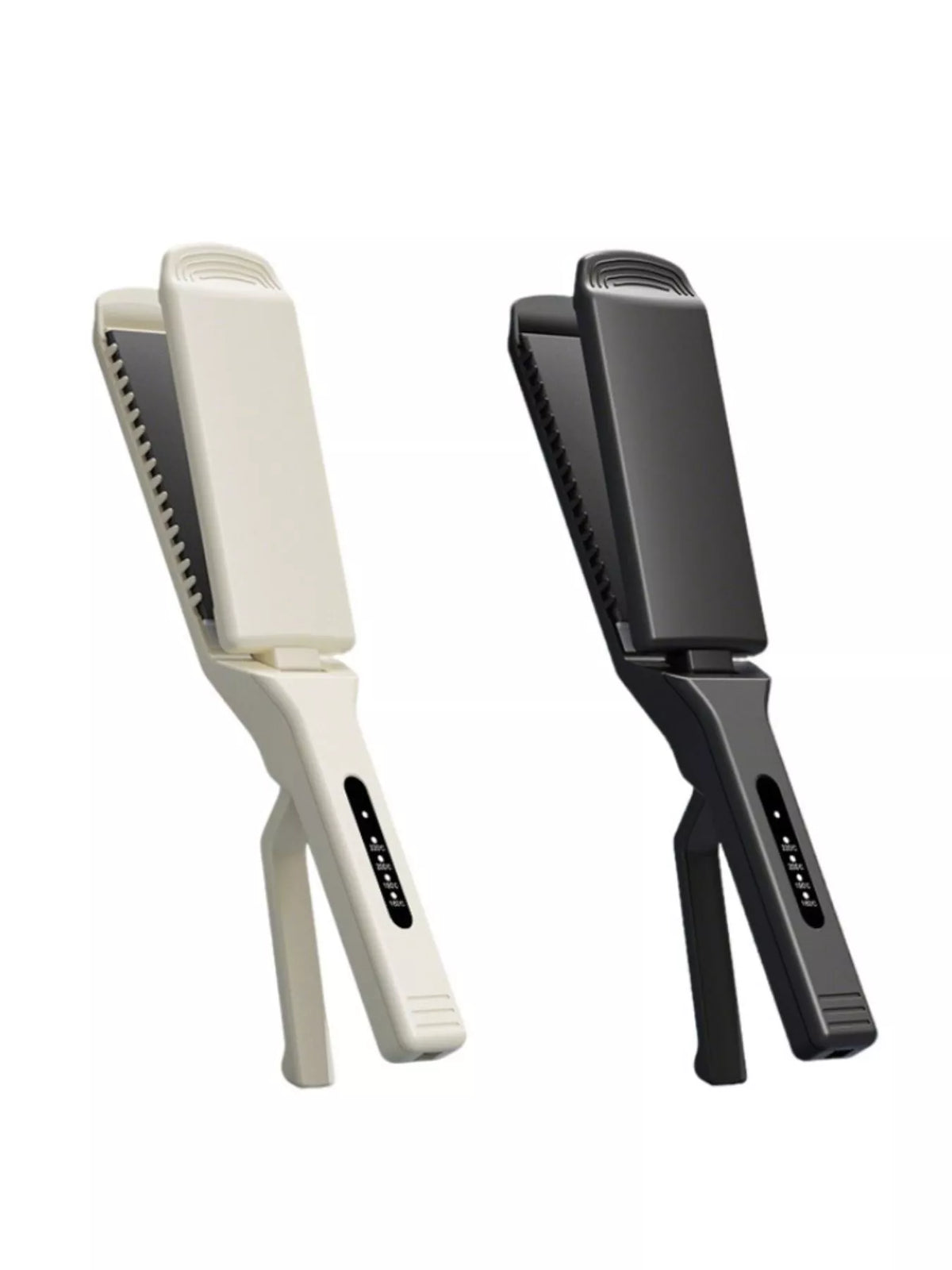 Hair straightener sleek styled result