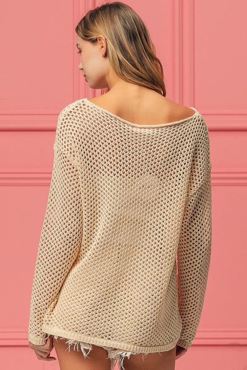 BiBi BiBi Sequin American Flag Sunglasses Knit