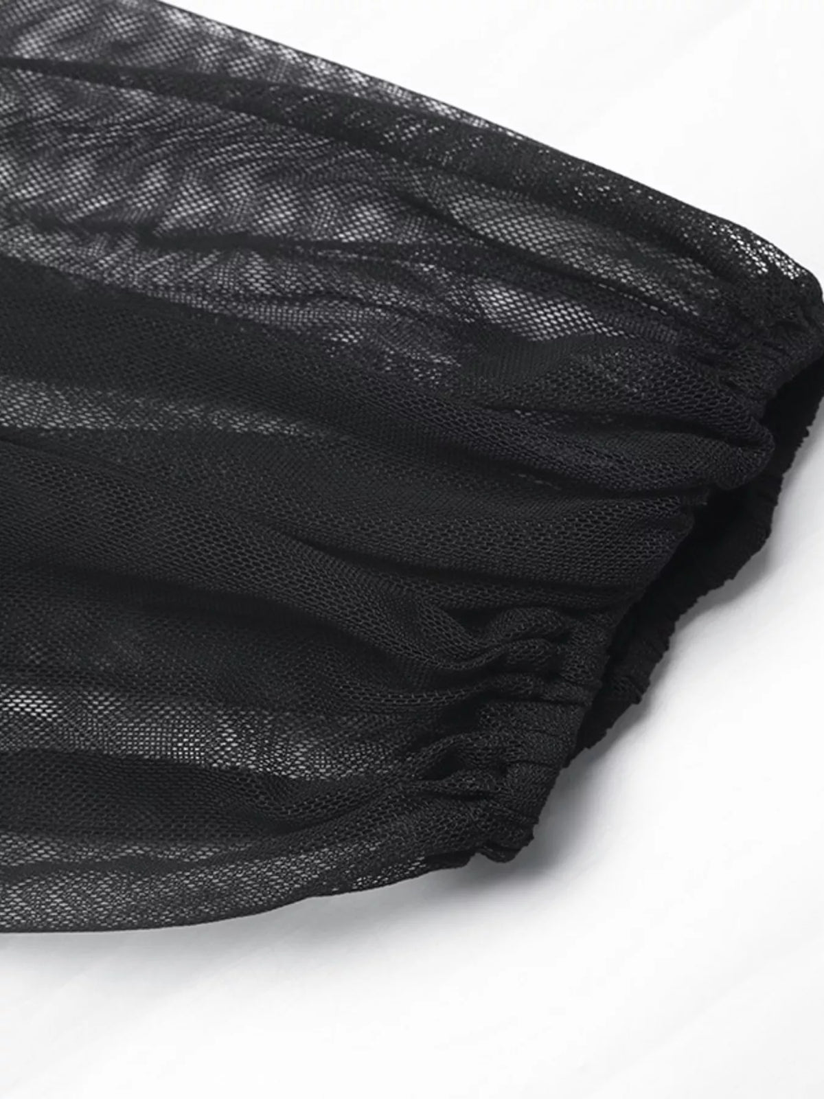 Black velvet sweetheart neck midi dress close up