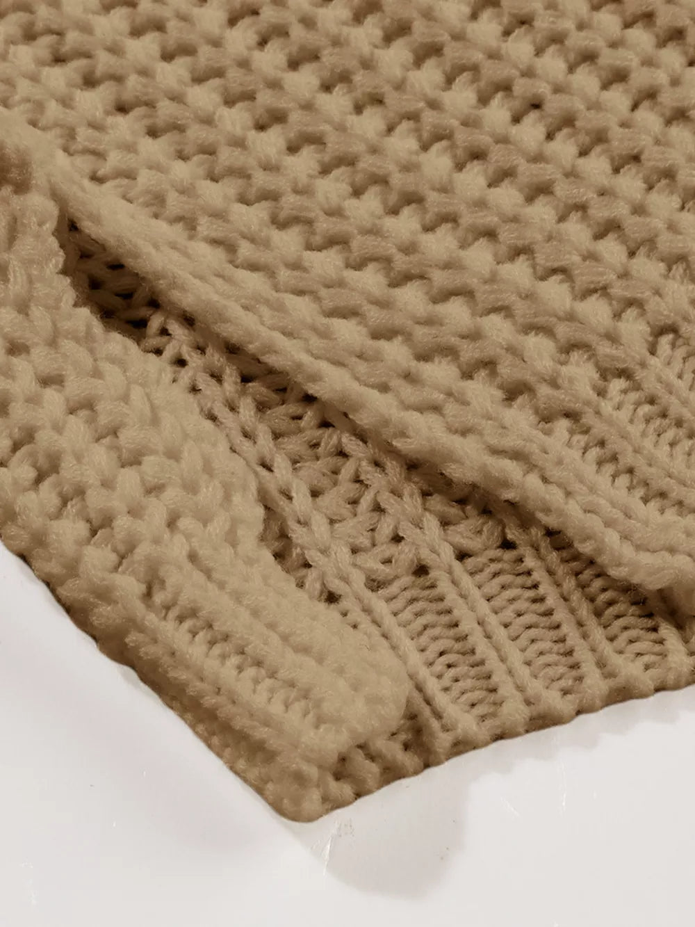 Slouchy Chunky Ribbed Sweater view 16