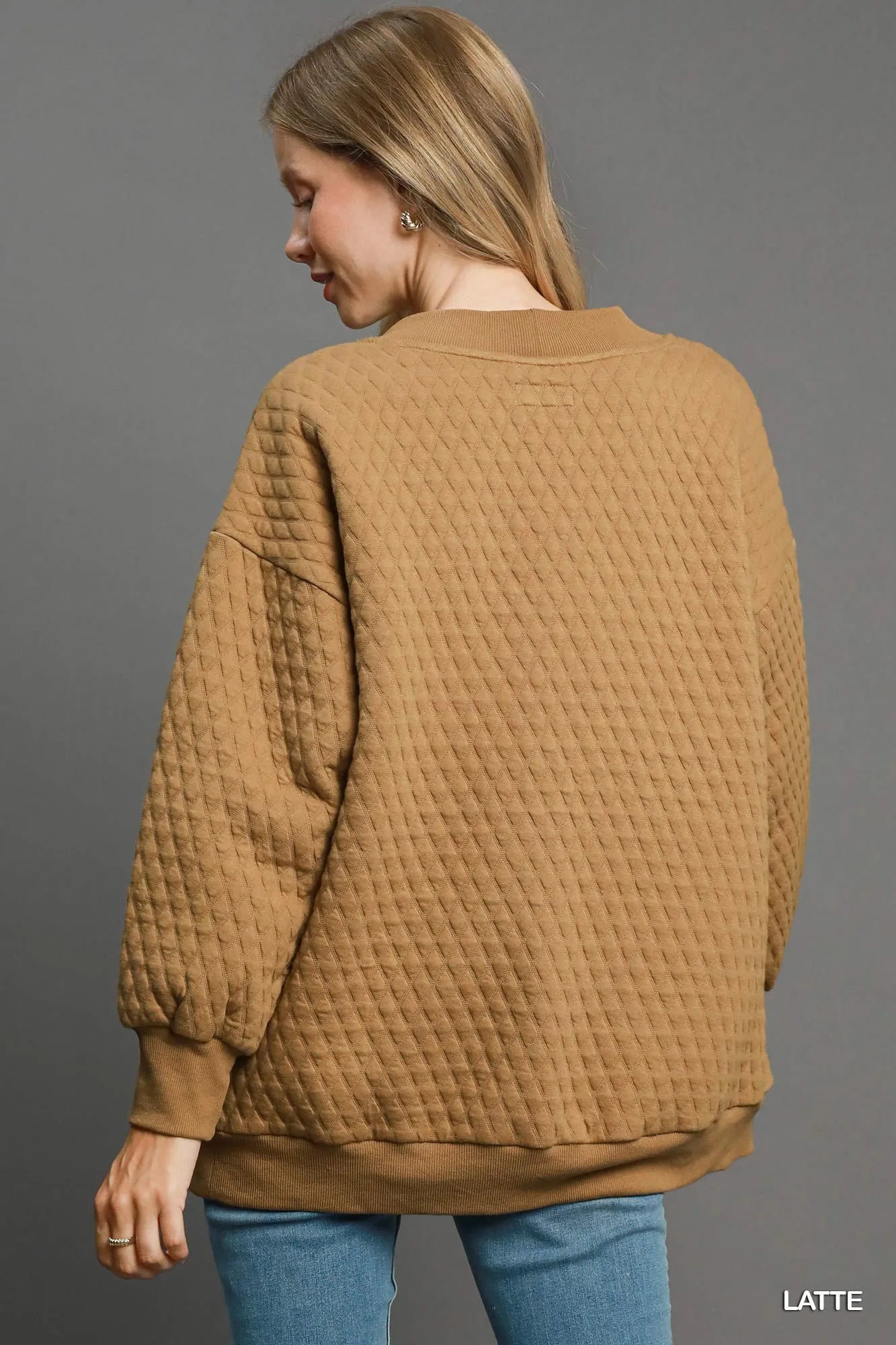 Umgee Button-Up Jacquard Cardigan - Fashorio