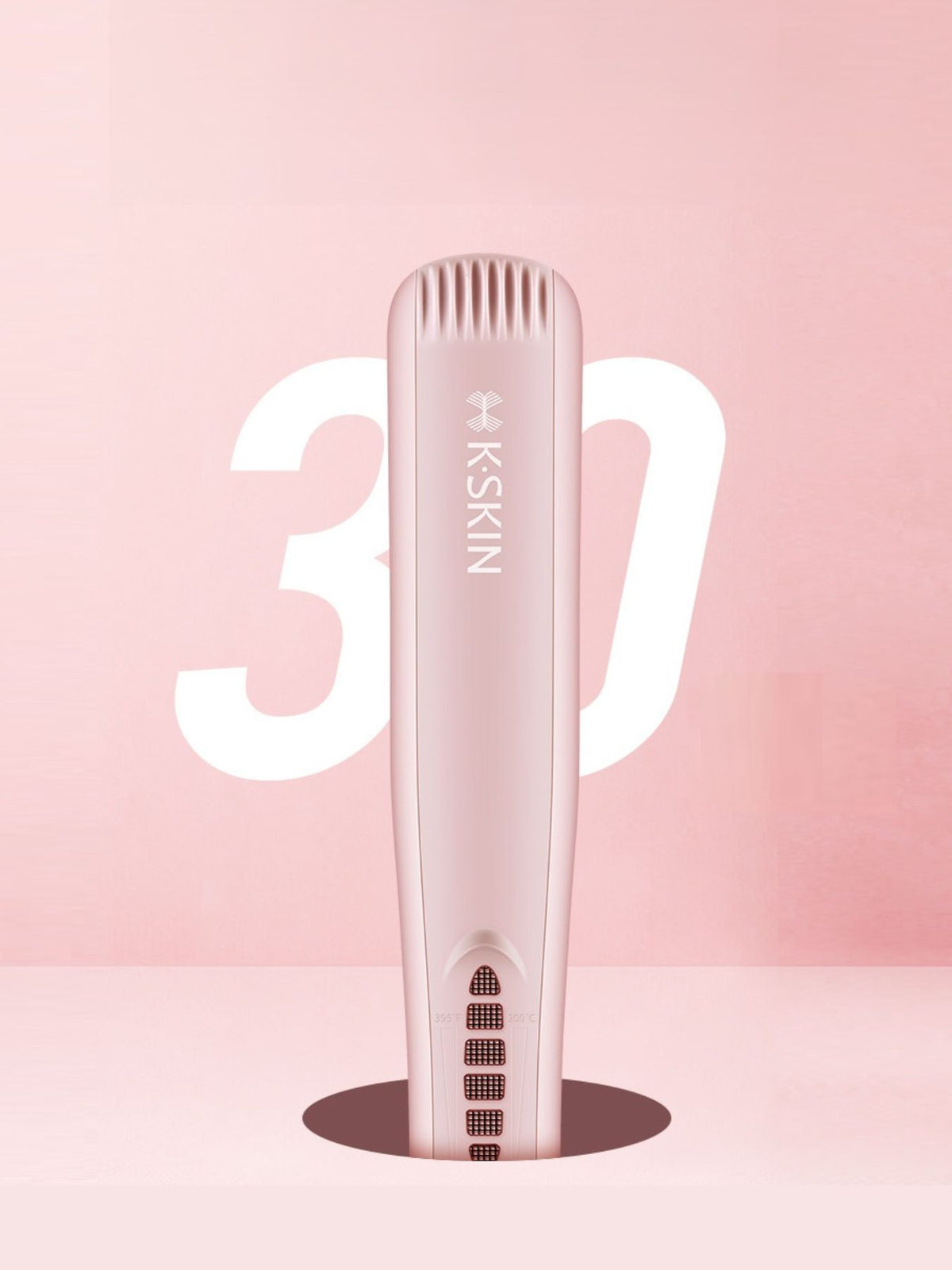 Straightening comb red violet color