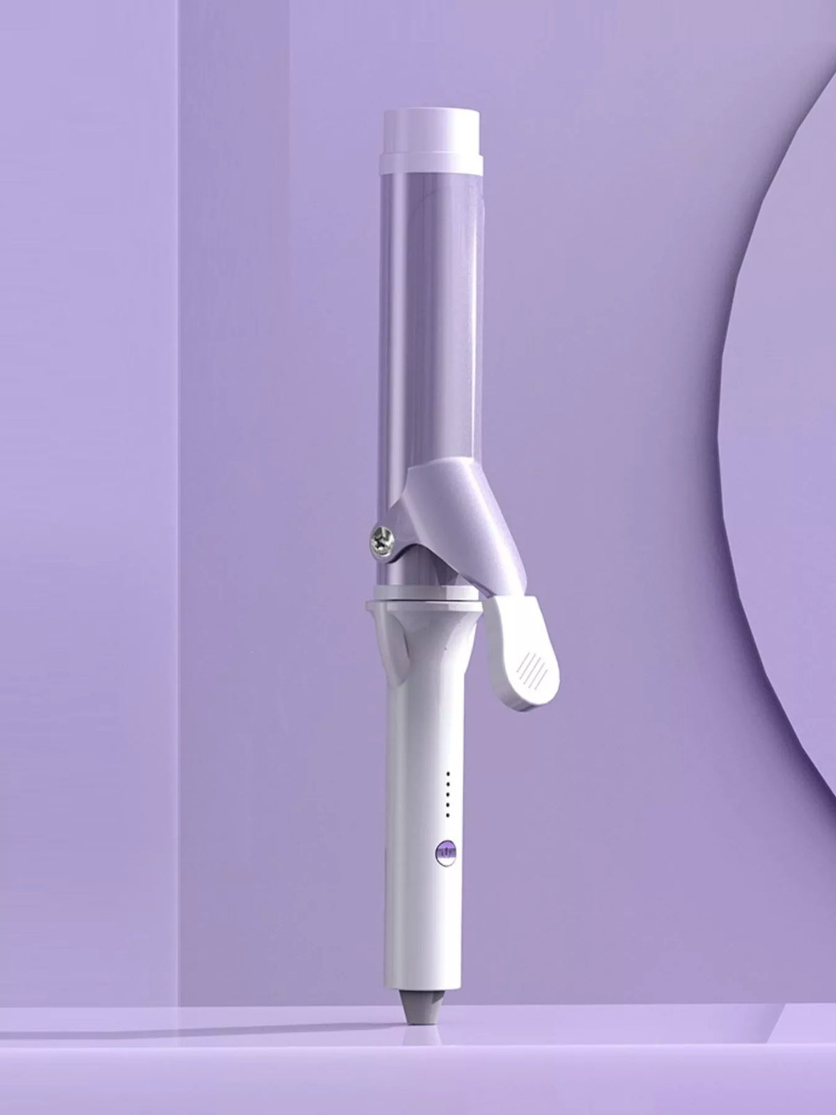 Curling iron creating smooth curls