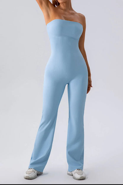 Sleeveless Straight Active Jumpsuit - Fashorio