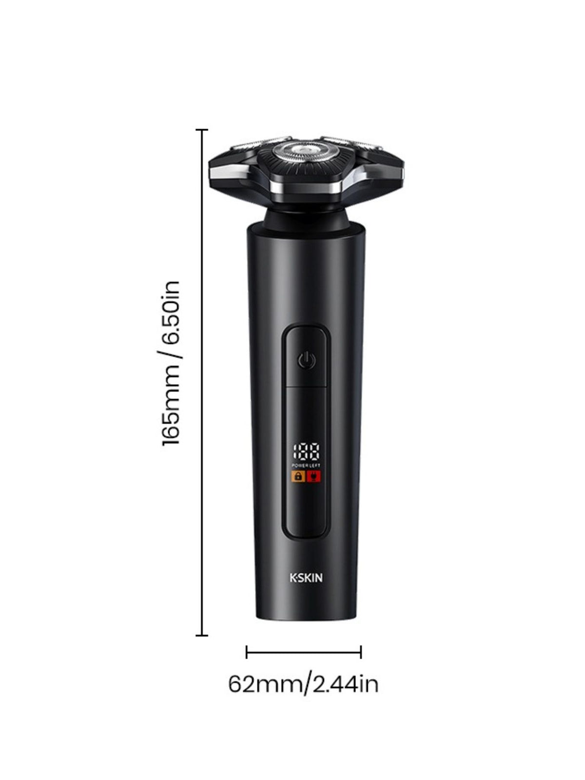 Electric shaver with accessories