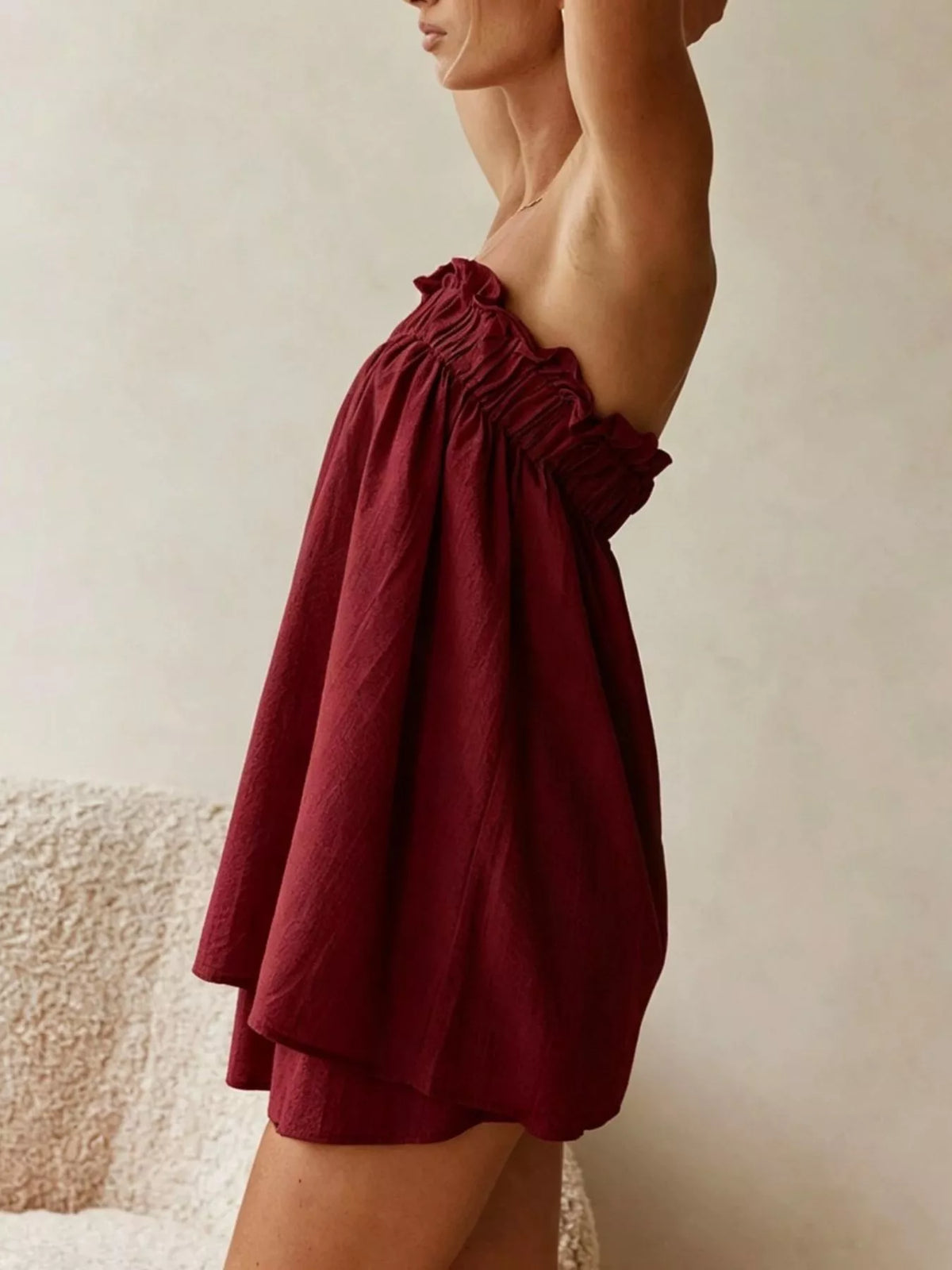 Matching outfit set styled for a party