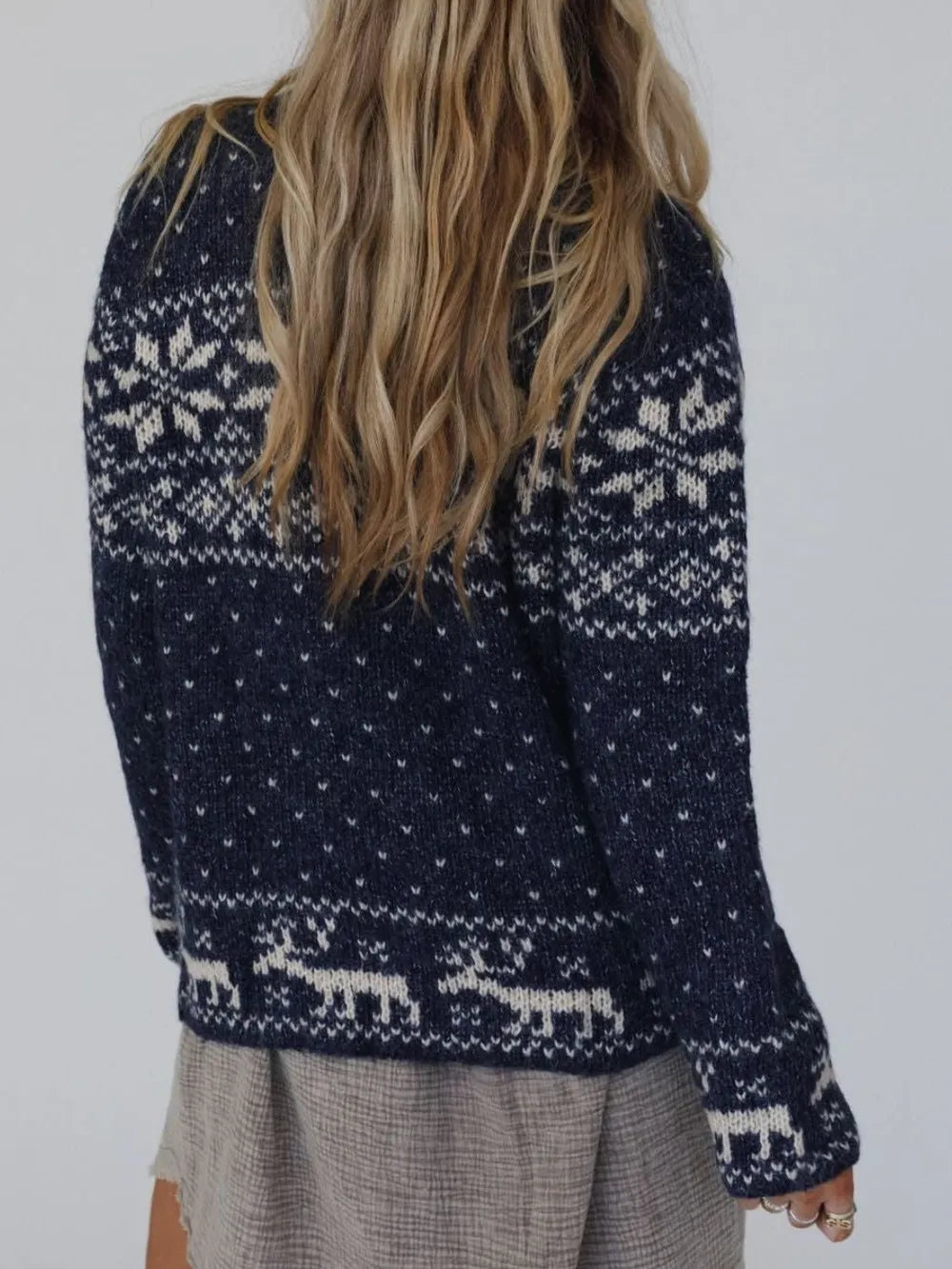 Zip Up Long Sleeve Cardigan - Fashorio