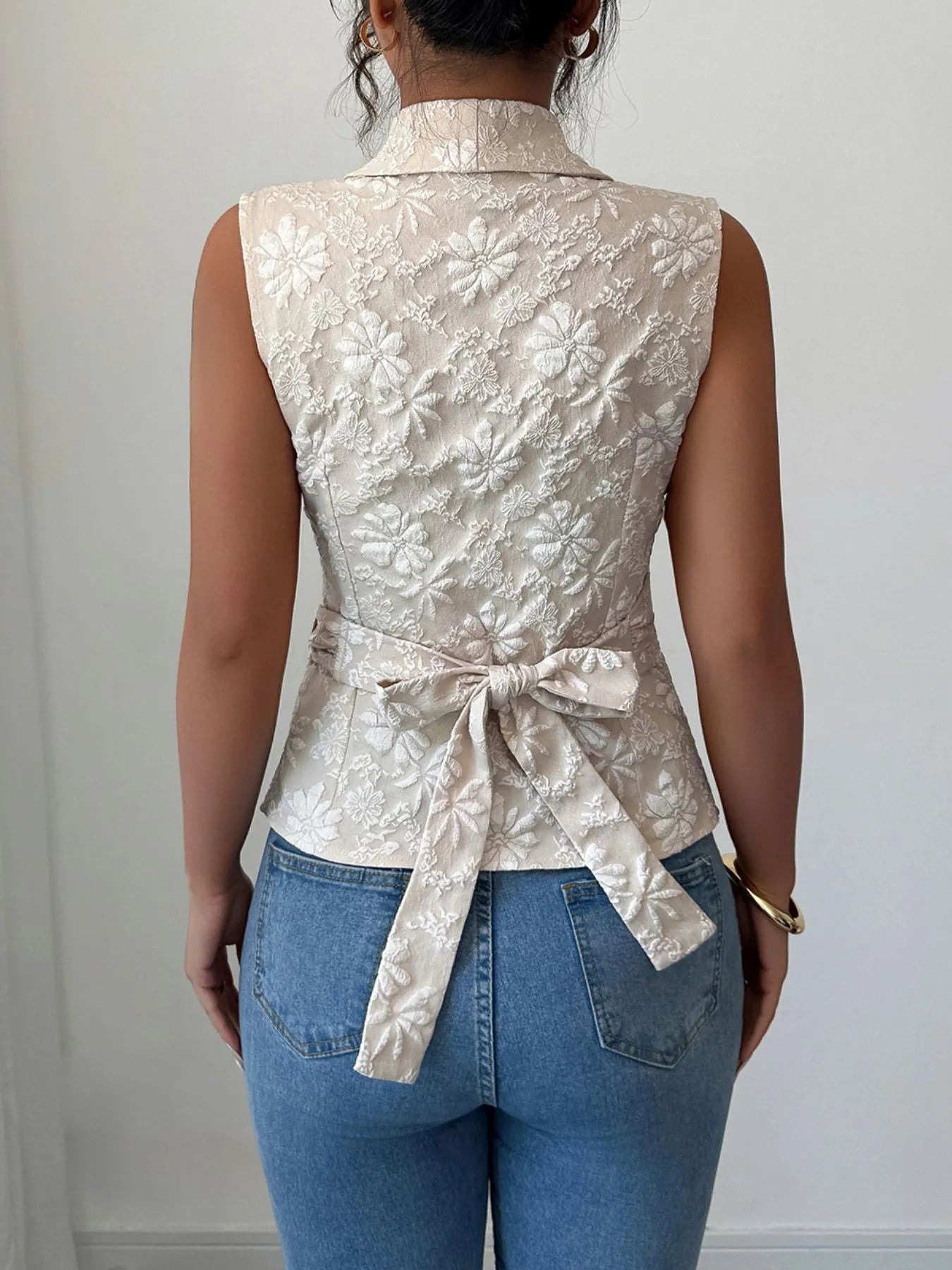 Tie Waist Wrap Tank Top - Fashorio